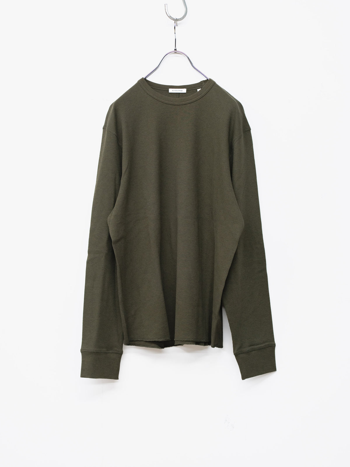 WOOL WAFFLE TEE LS