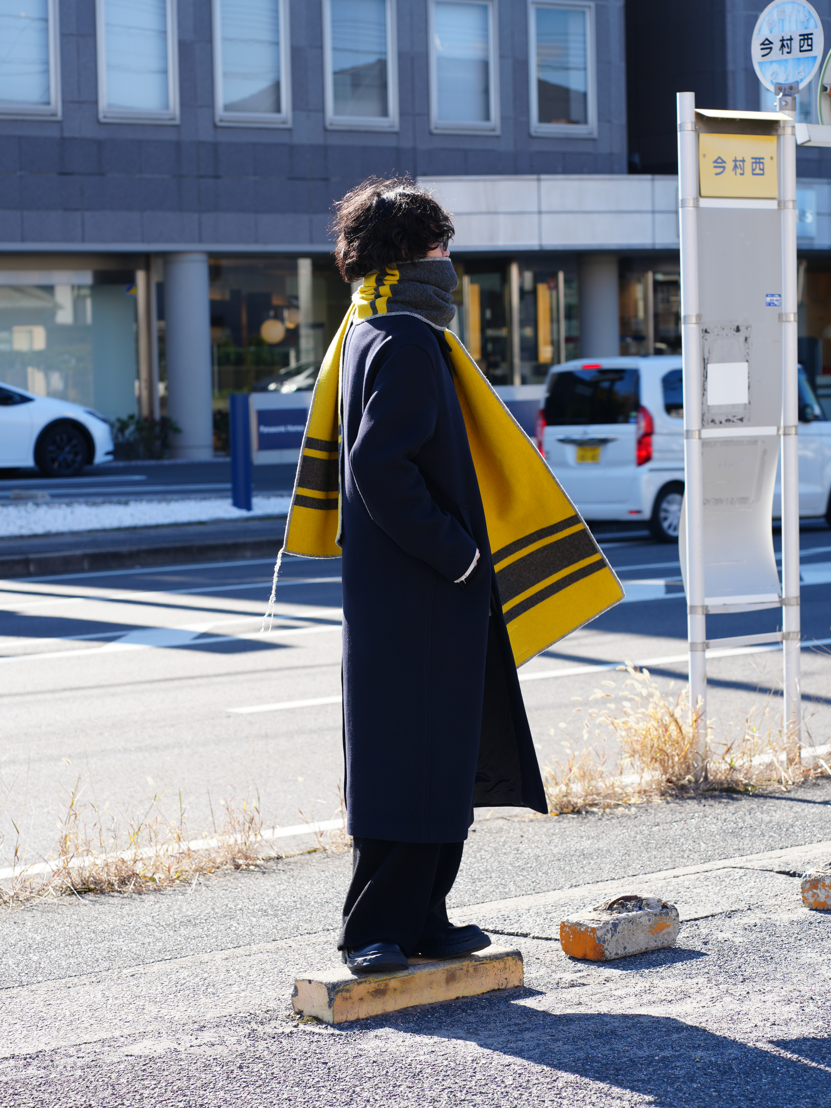 【ANCELLM / exclusive】WOOL BLANKET SCARF
