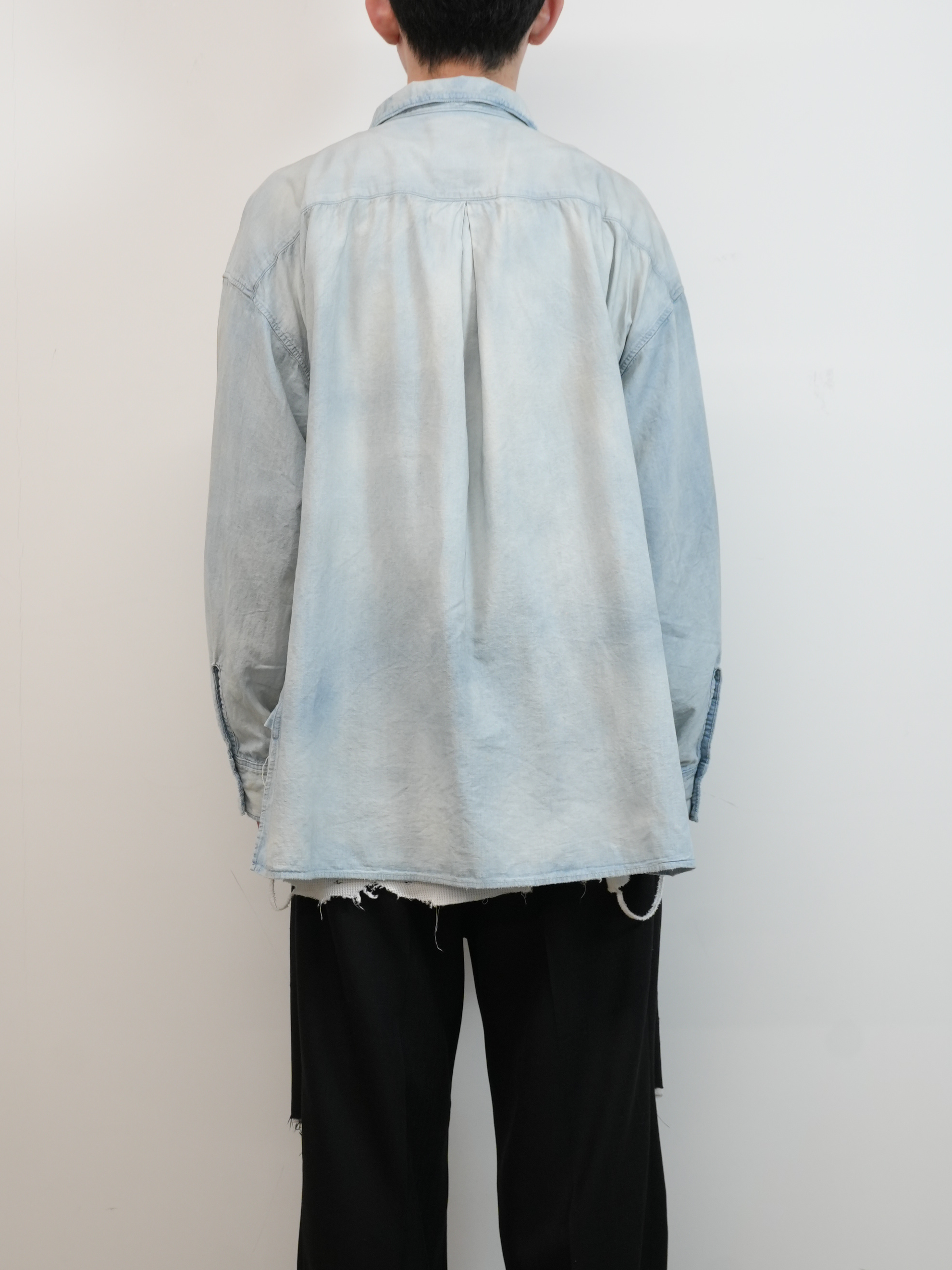 AGING CHAMBRAY SHIRT(INDIGO)