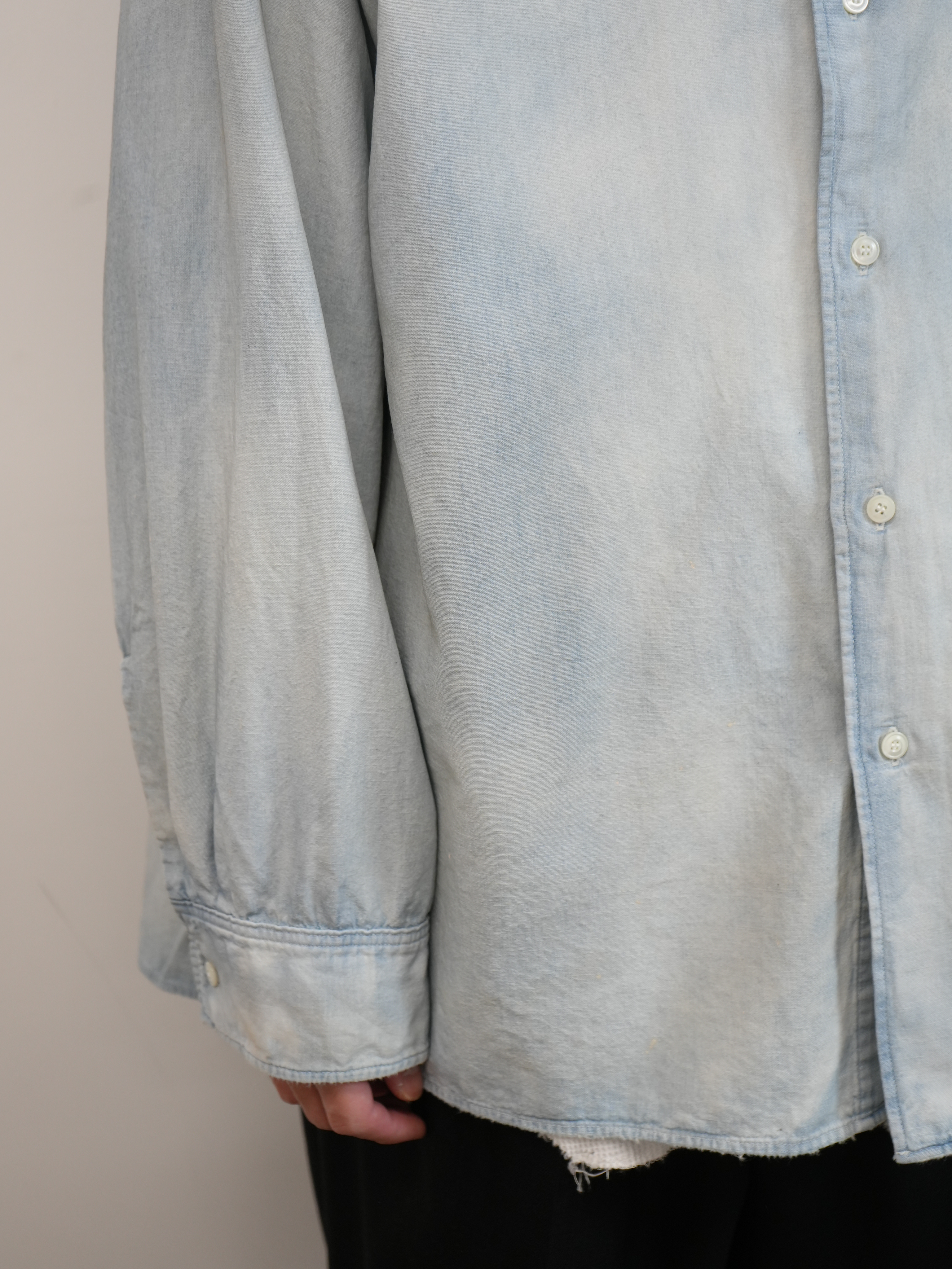 AGING CHAMBRAY SHIRT(INDIGO)