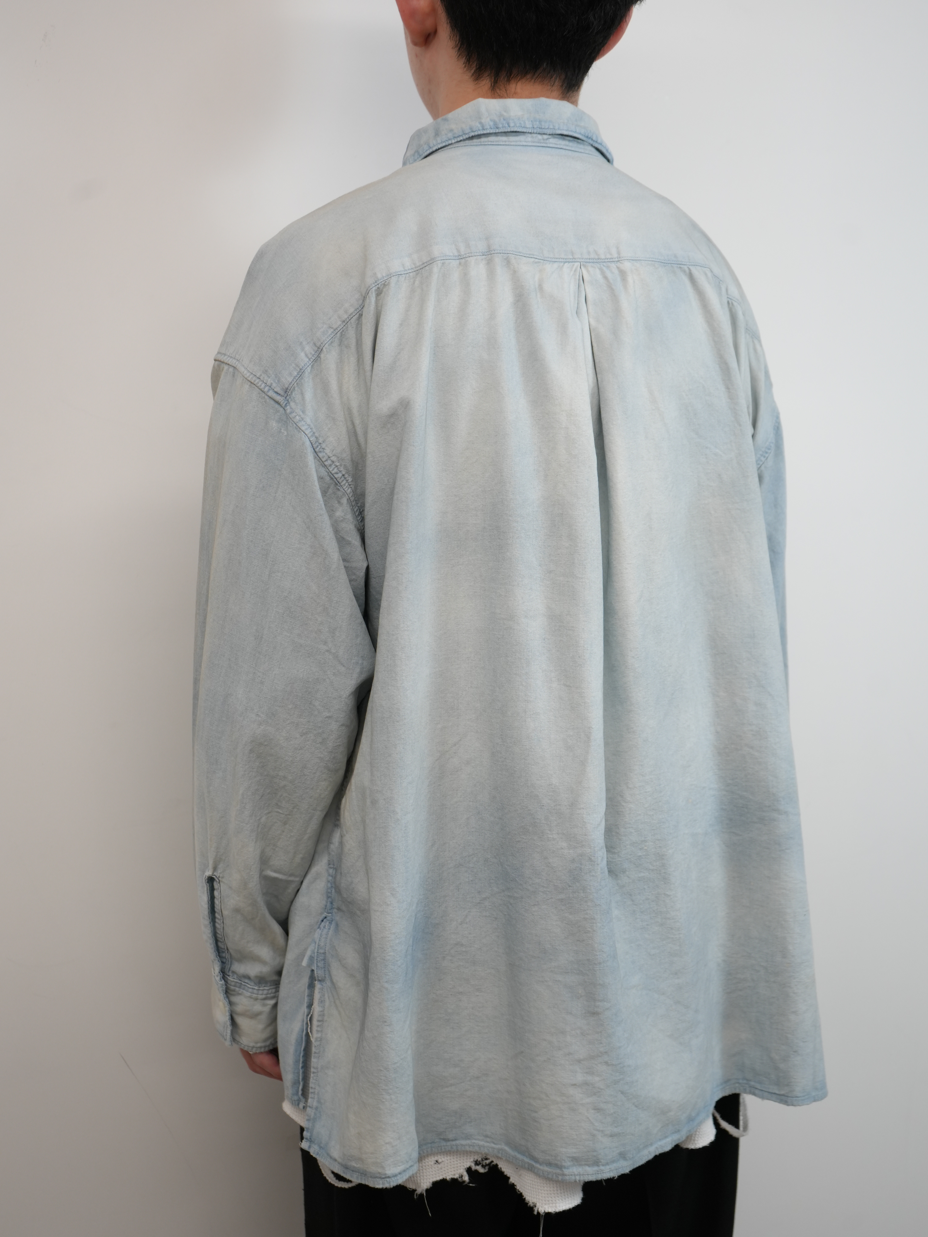 AGING CHAMBRAY SHIRT(INDIGO)