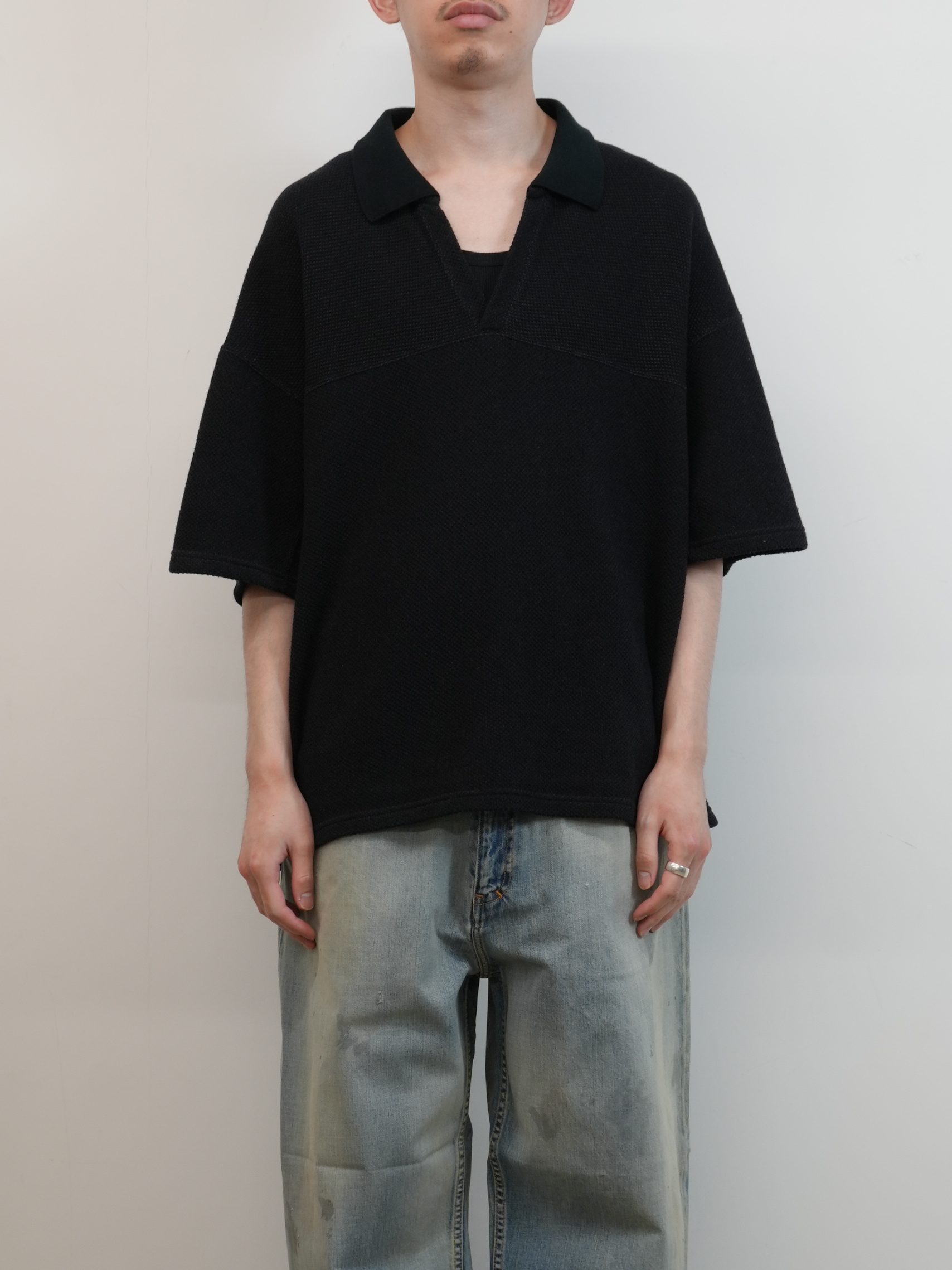 S/C FOOTBALL SHIRT(BLACK)