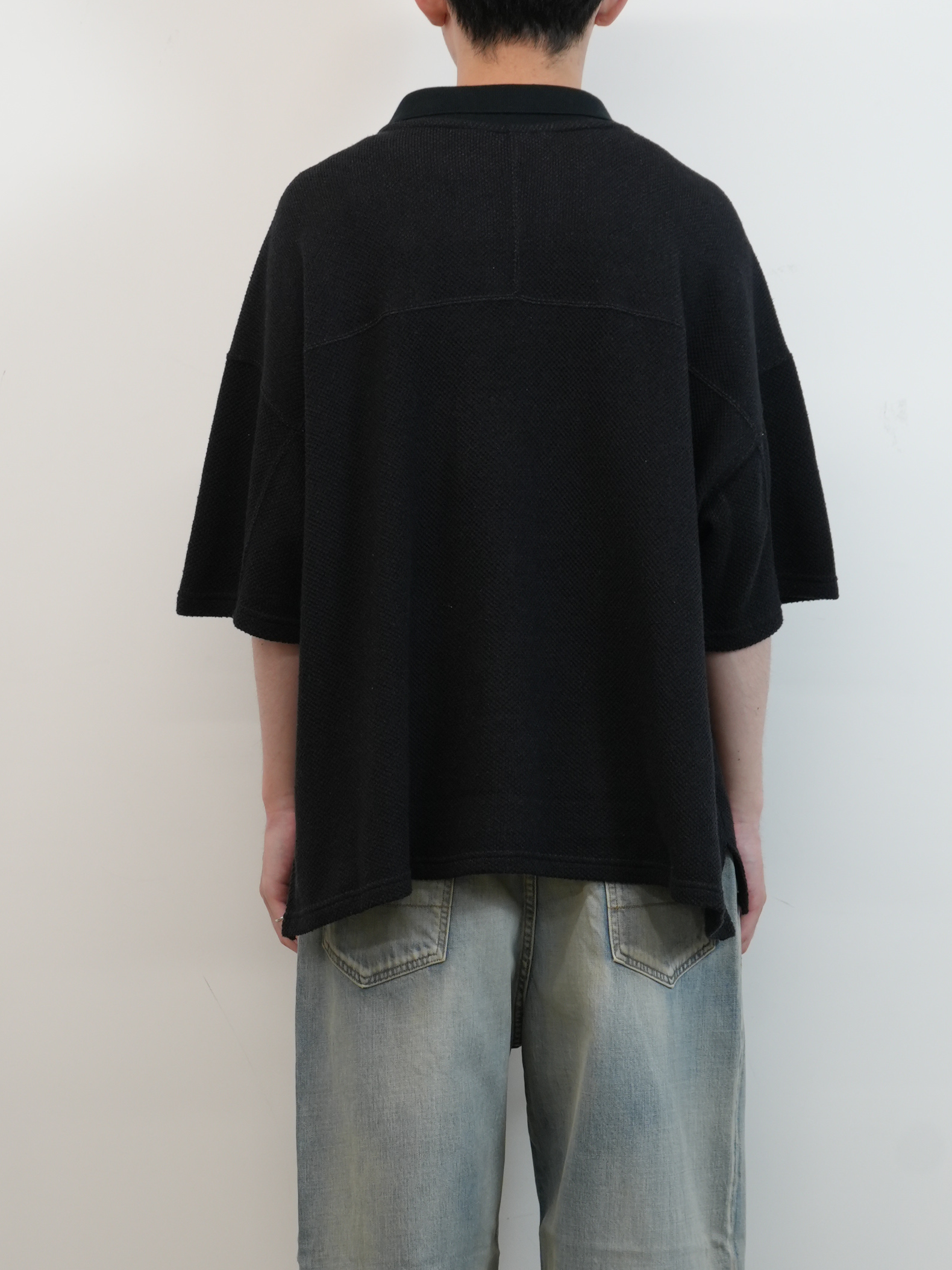 S/C FOOTBALL SHIRT(BLACK)
