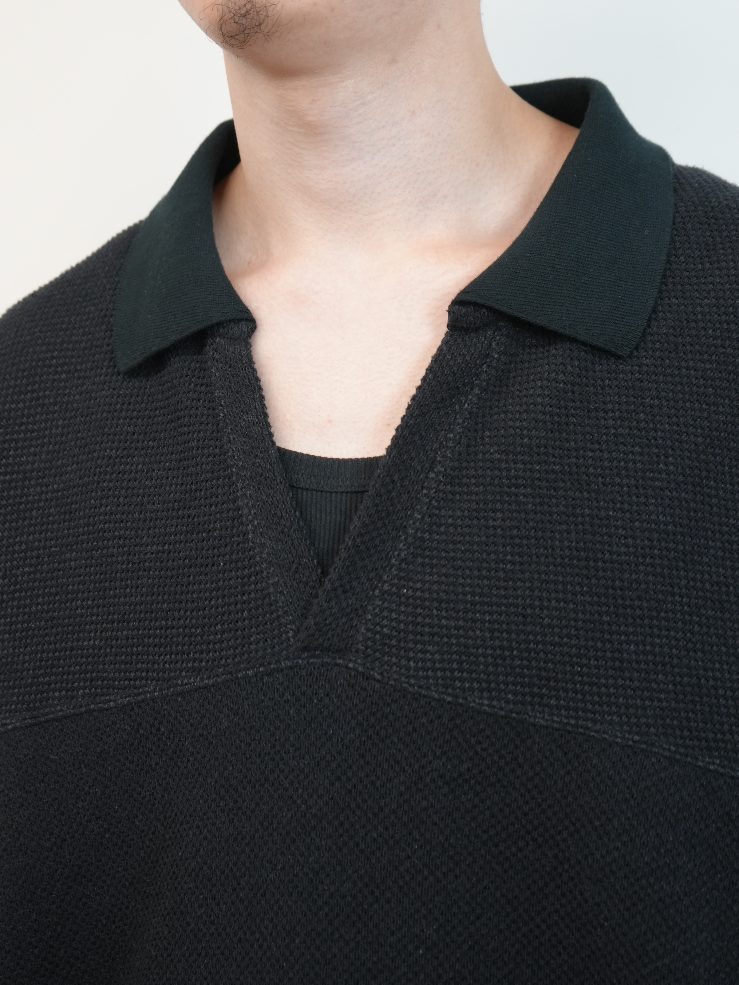 S/C FOOTBALL SHIRT(BLACK)