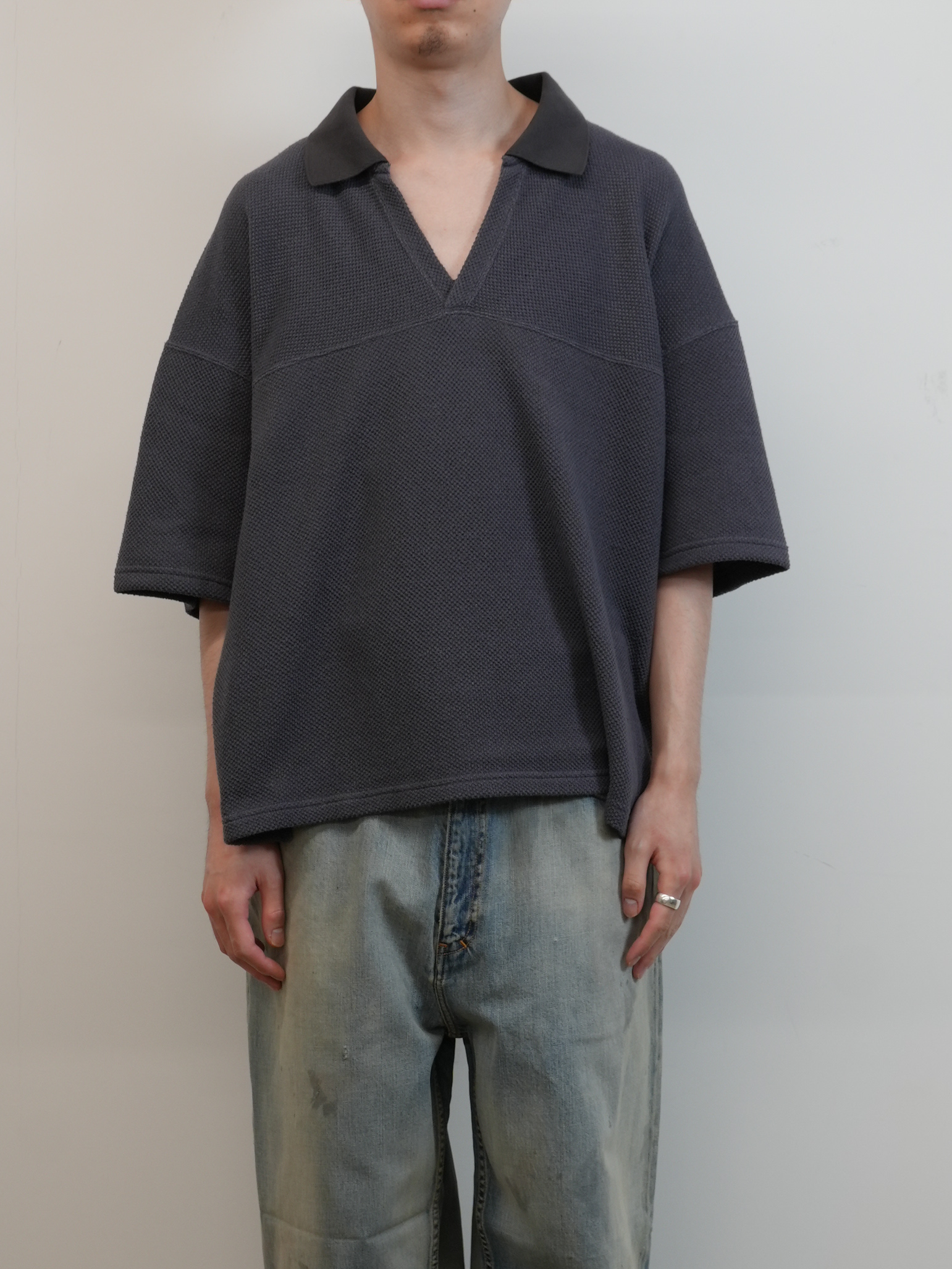 S/C FOOTBALL SHIRT(GRAY)