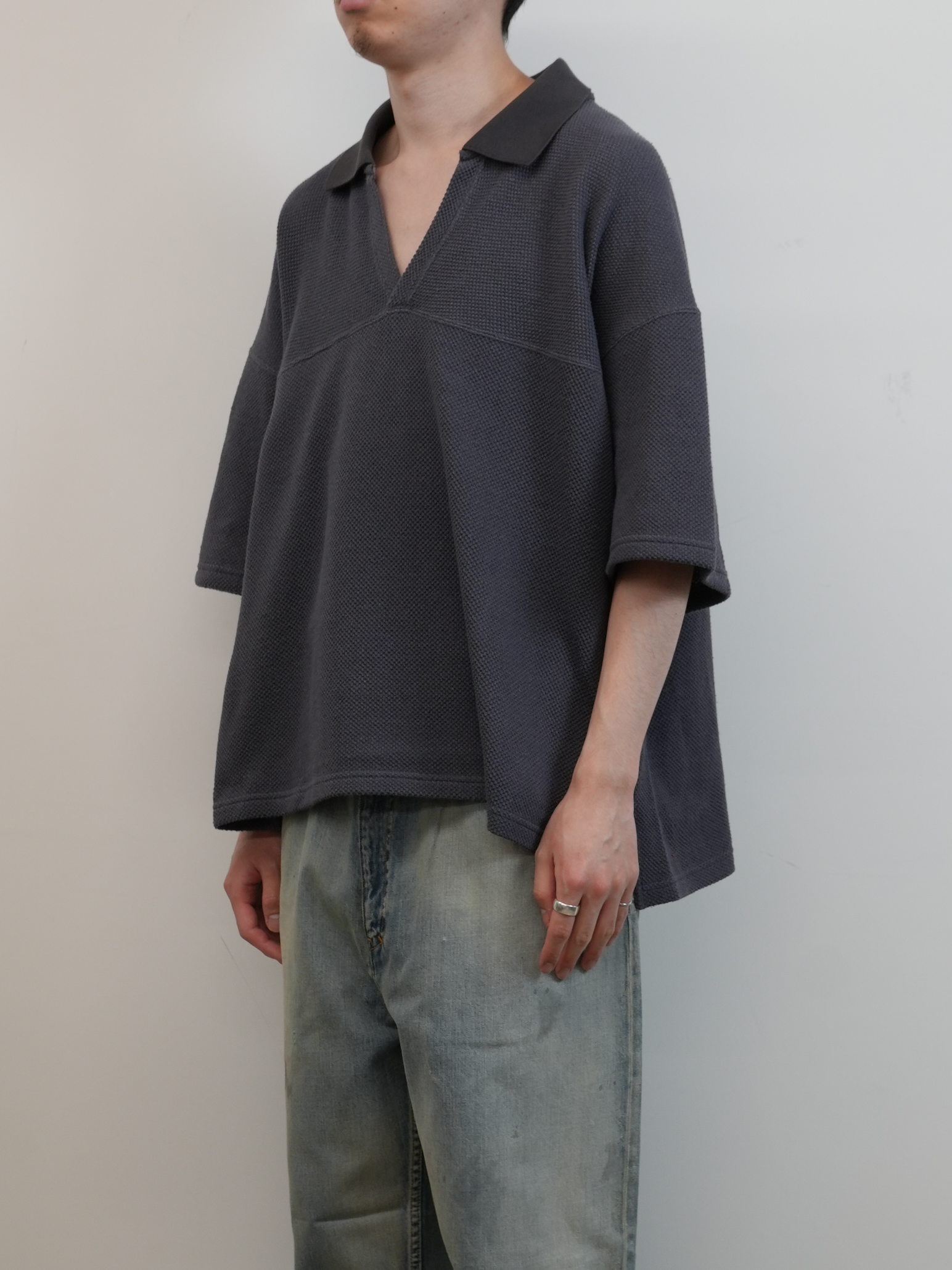 S/C FOOTBALL SHIRT(GRAY)