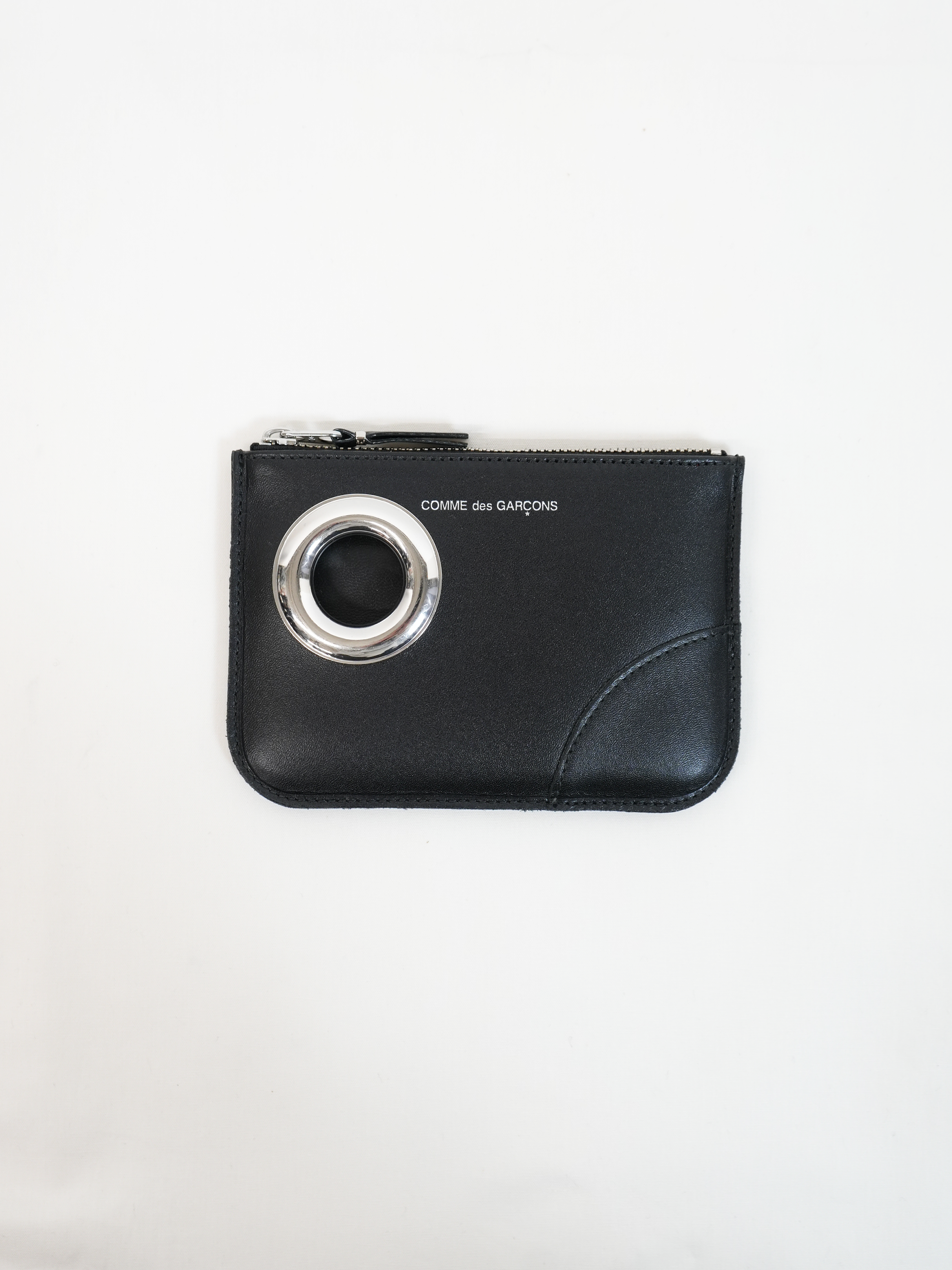 正規品未使用 コムデギャルソン Silver eyelet Wallet SILVER EYELET-シルバーアイレット-COMME des GARCONS