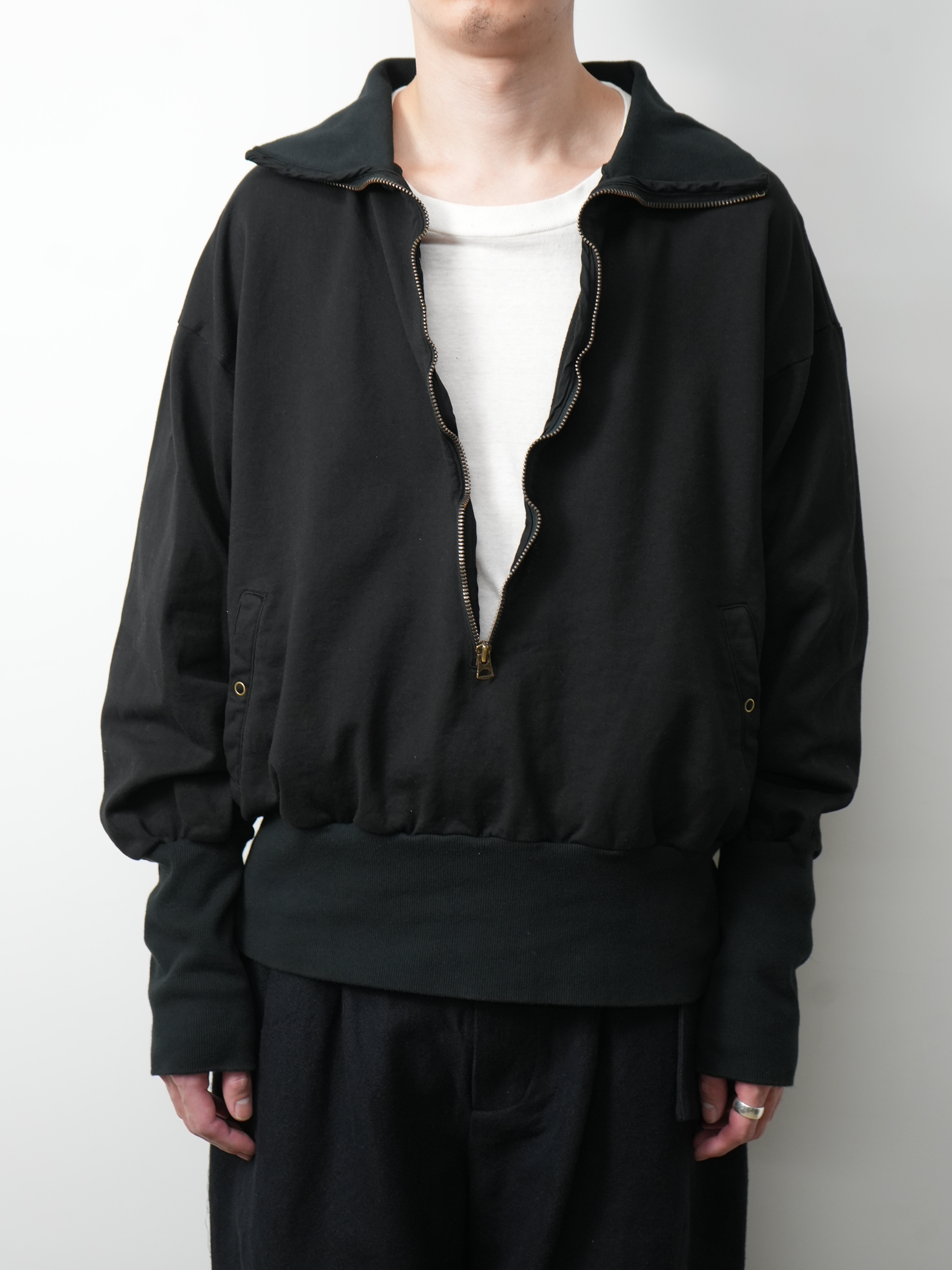 zip sweat(black)