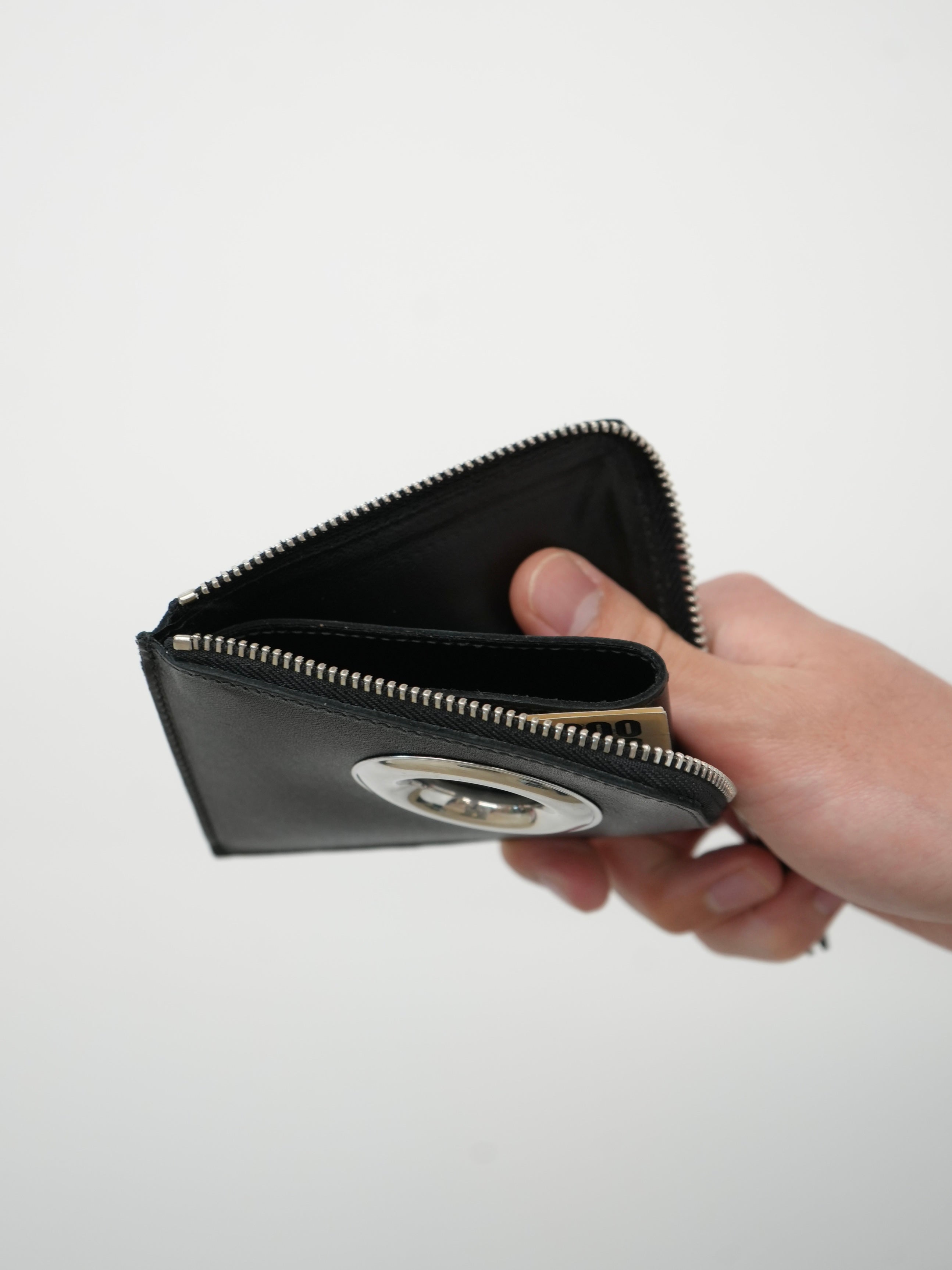SILVER EYELET(L字型ZIP WALLET)
