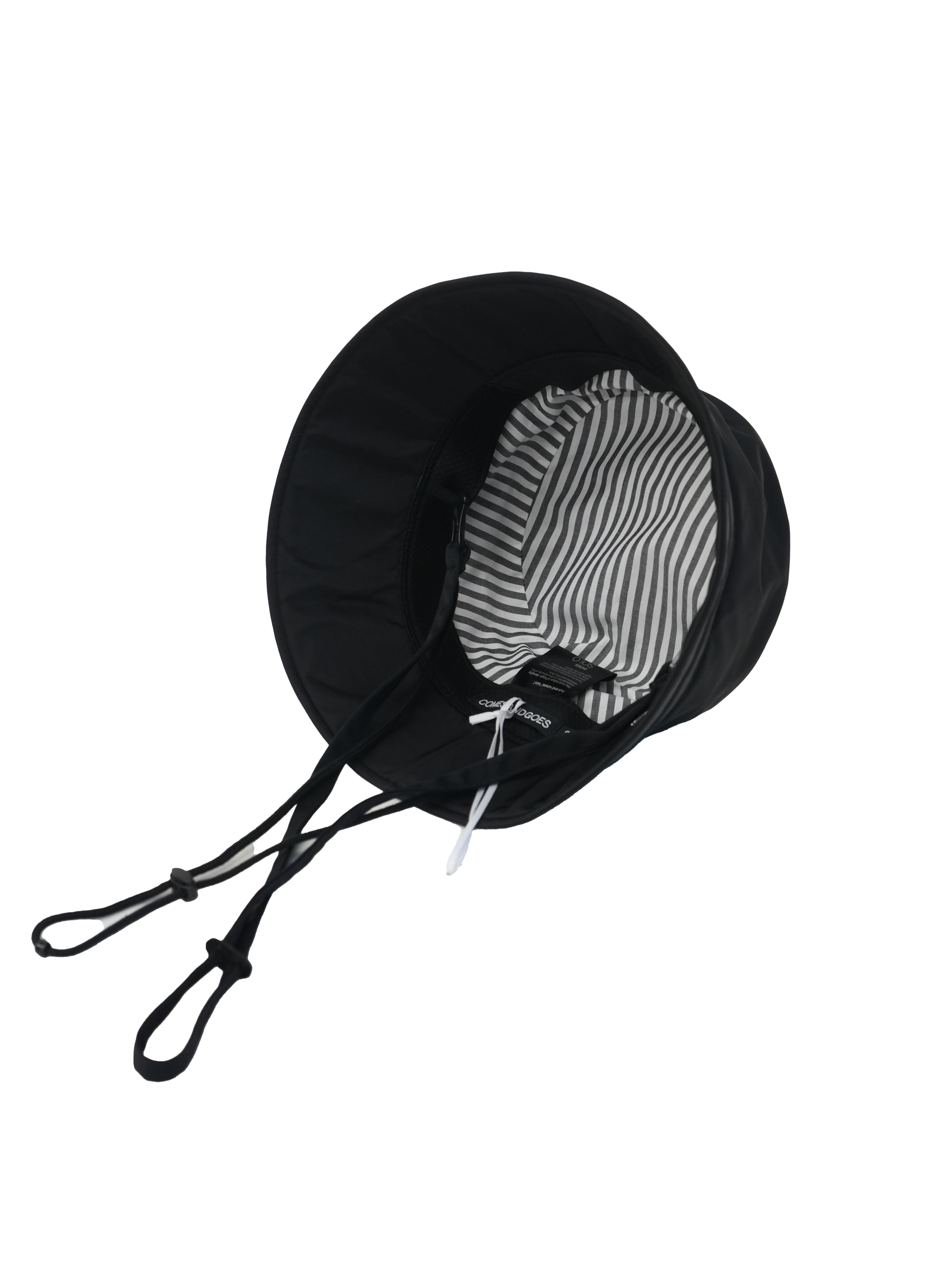 DICROS LINE ON BRIM BUCKET HAT Wチンストラップ付き