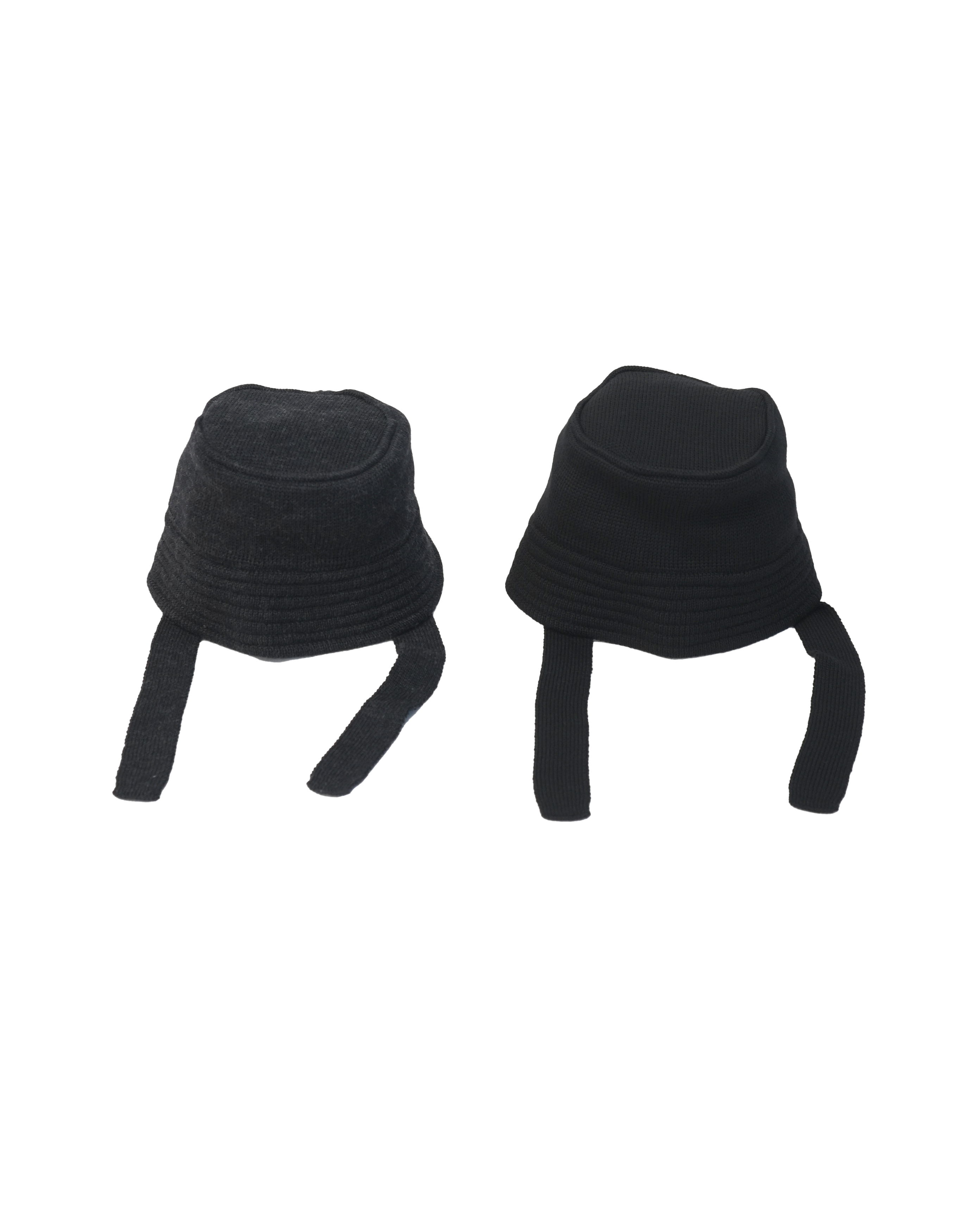 WOOL KNIT BUCKET HAT (テープ付き)