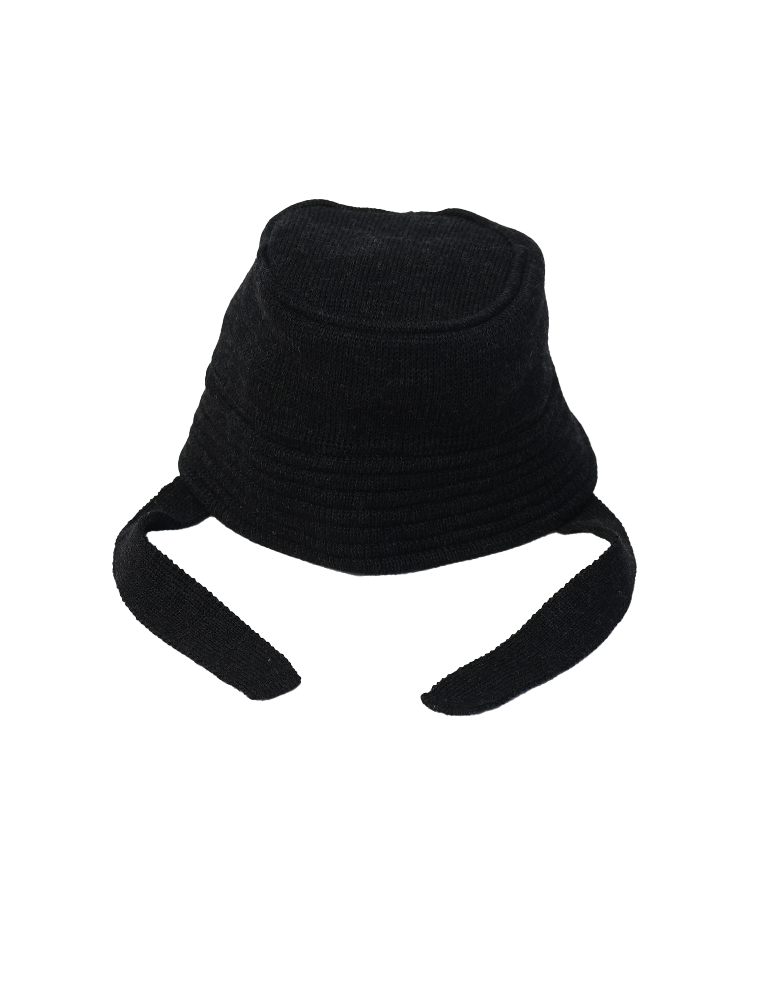 WOOL KNIT BUCKET HAT (テープ付き)