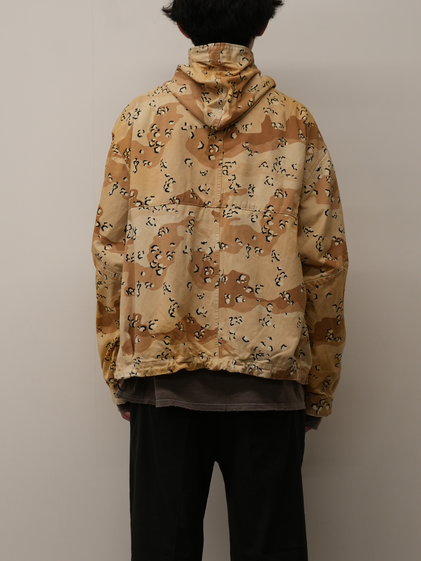 CAMO ZIPUP HOODIE(CHOCOLATE CHIP)