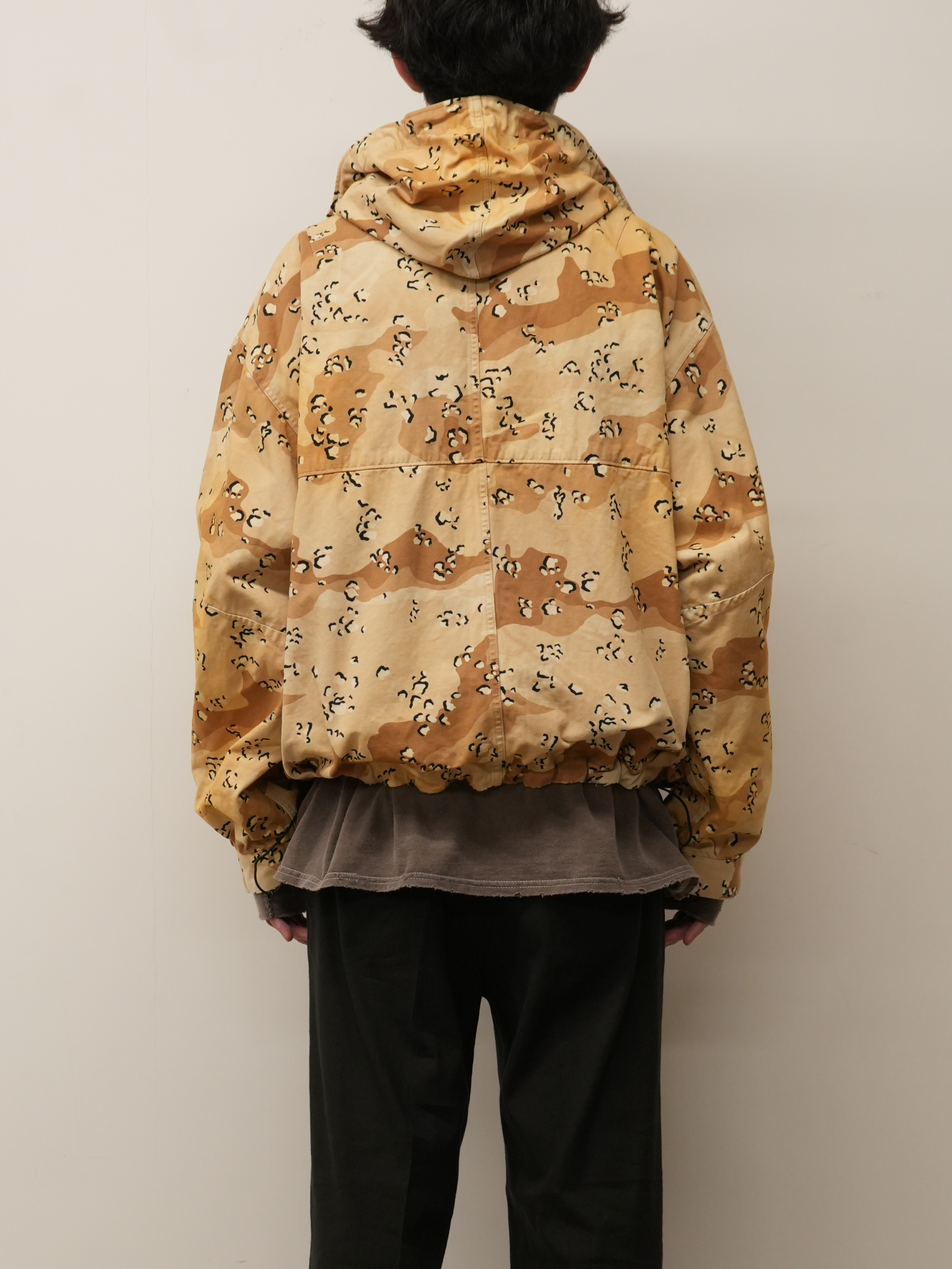 CAMO ZIPUP HOODIE(CHOCOLATE CHIP)