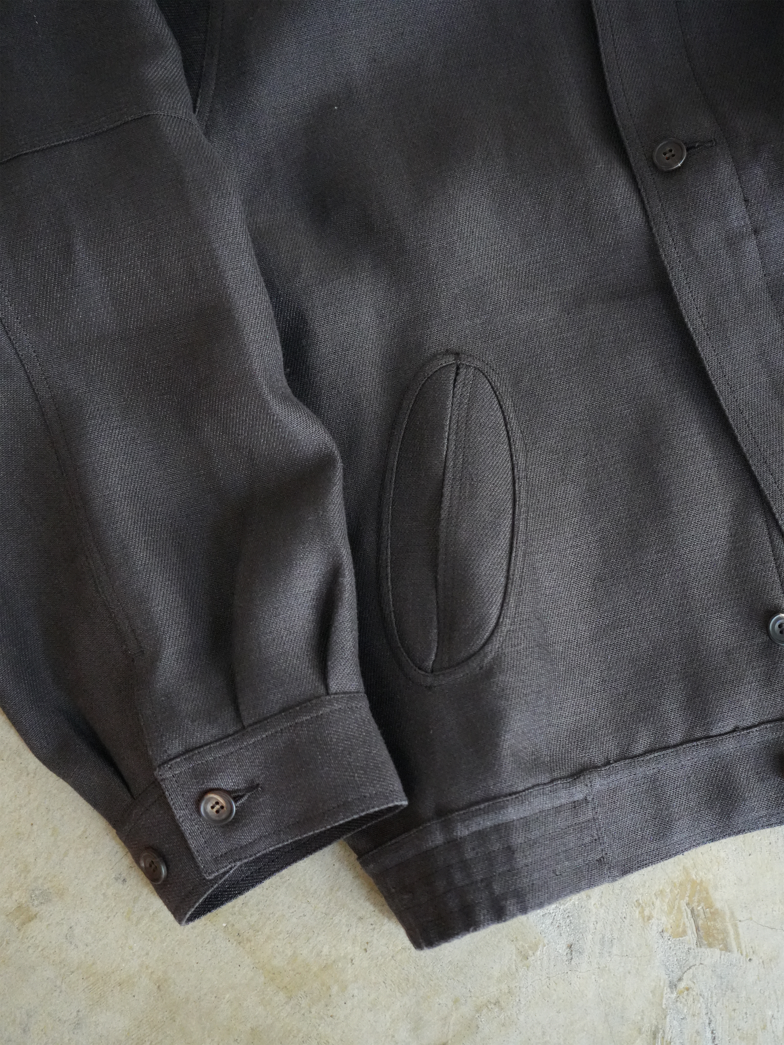 washi hemp blouson