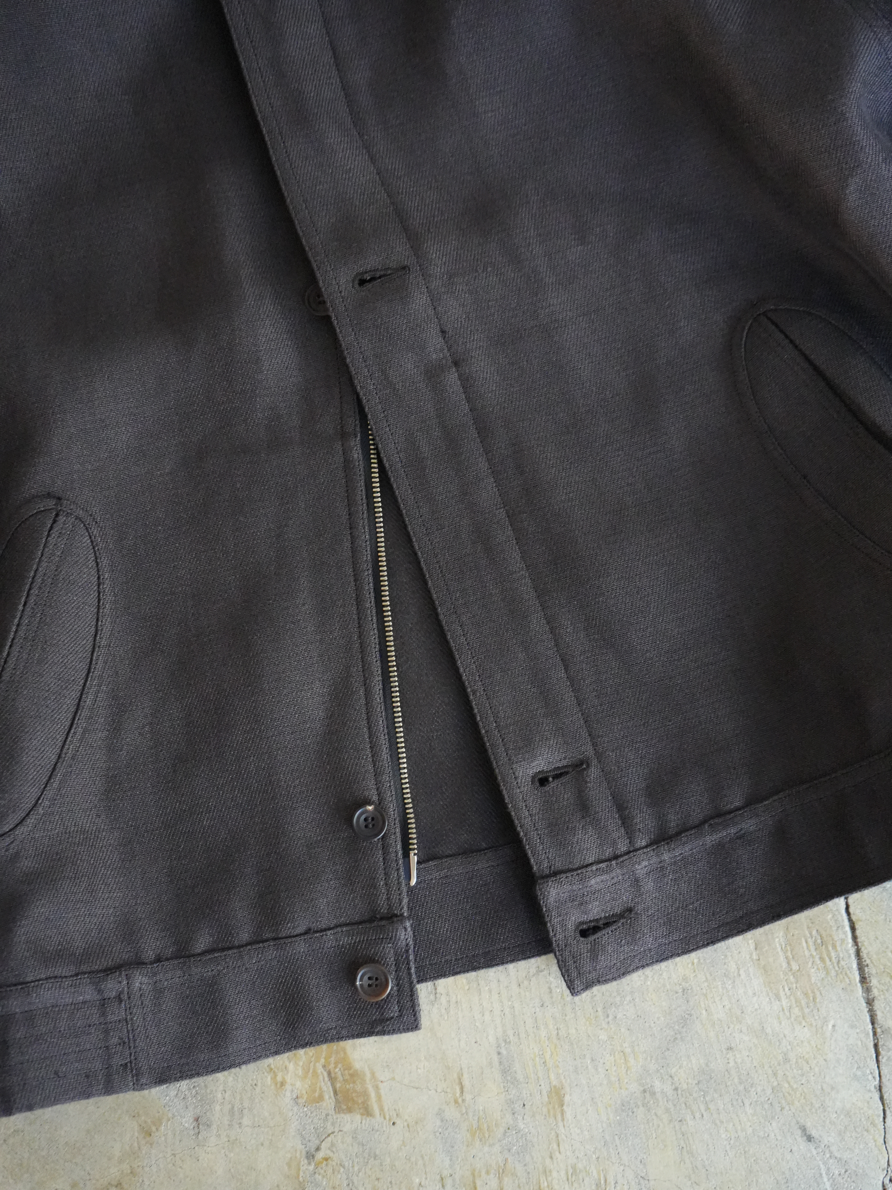 washi hemp blouson