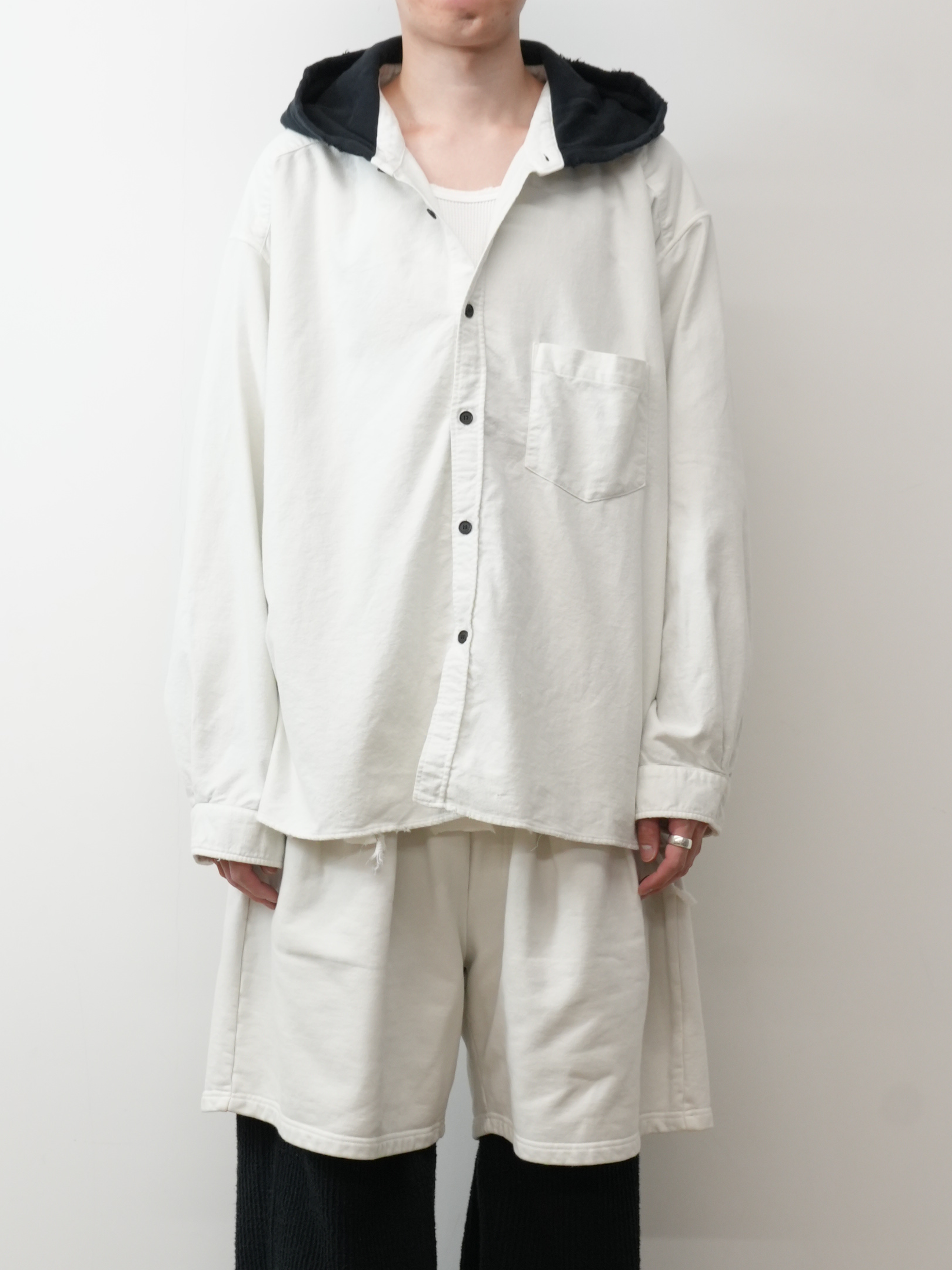 HOODIE SHIRT(OFFWHITE)