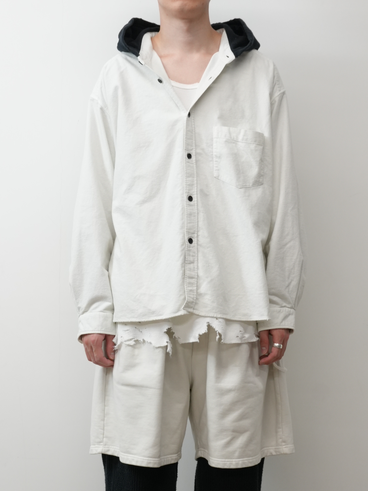 HOODIE SHIRT(OFFWHITE)