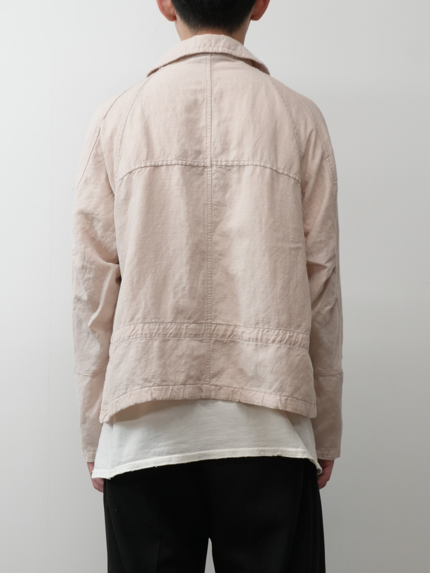 W/L ZIP JACKET(PINKBEIGE)