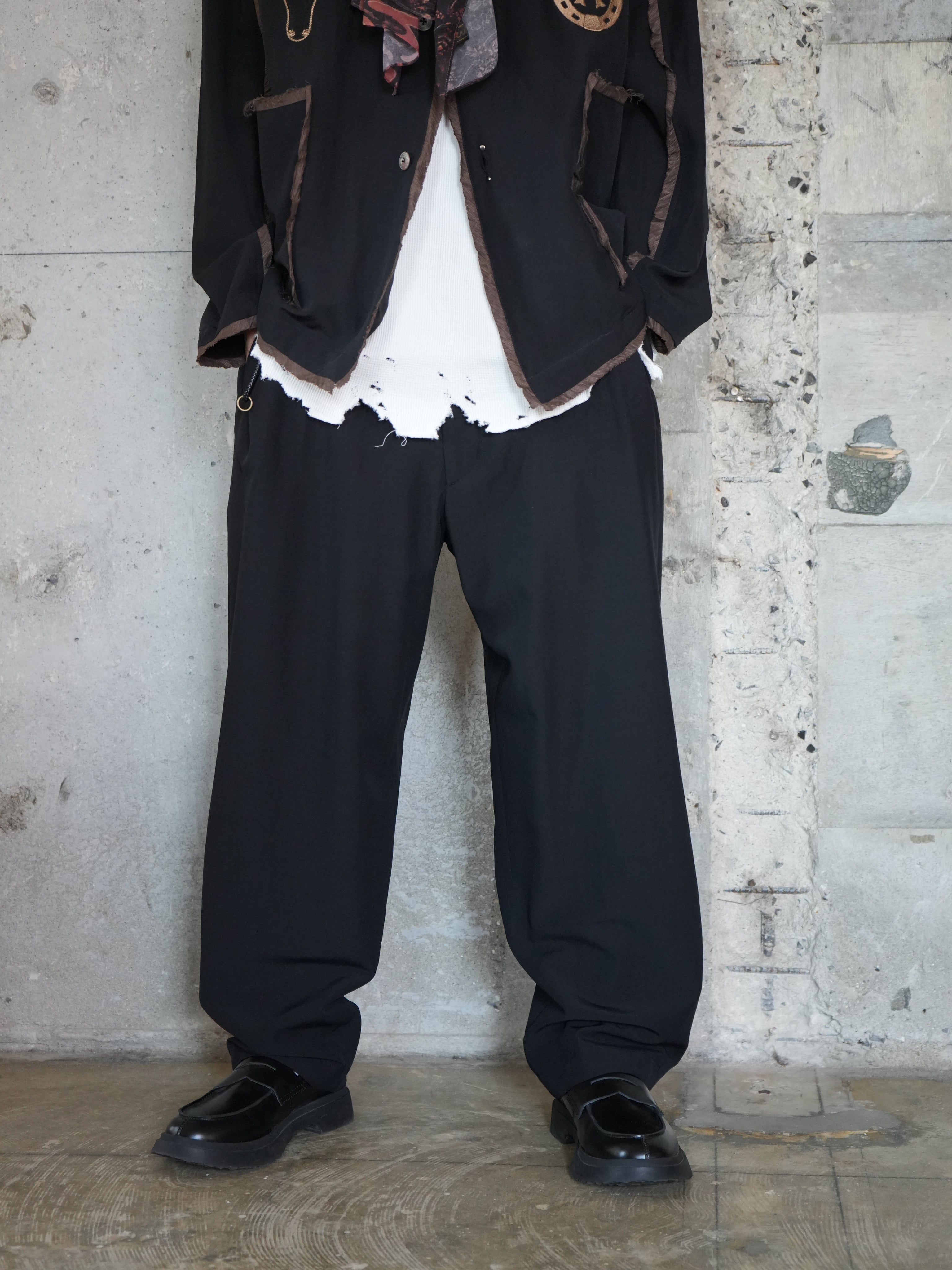 WOOL RAYON TROPICAL NO-BRAINER PANTS