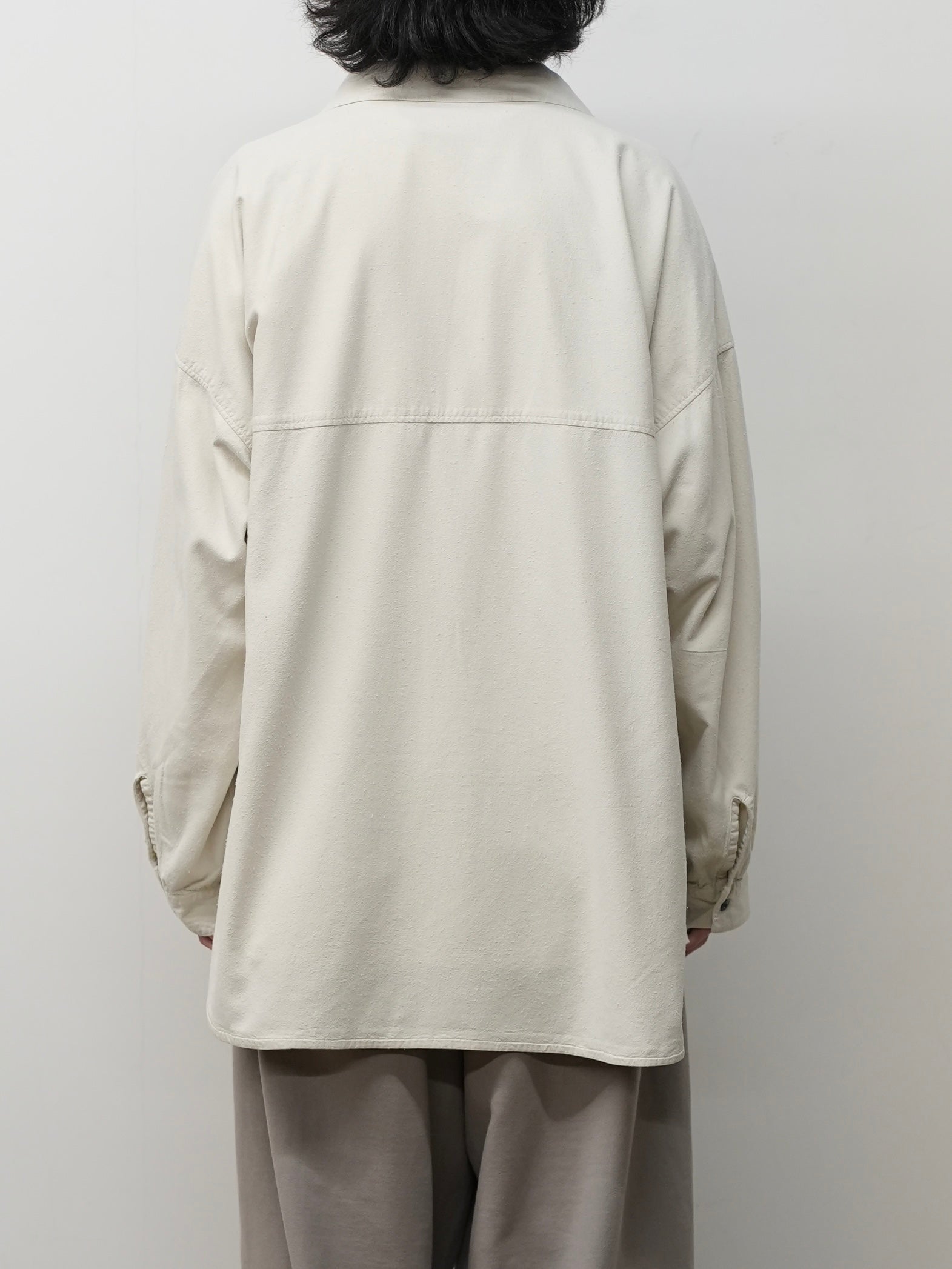 SILK NEP LONG SHIRT(OFF)
