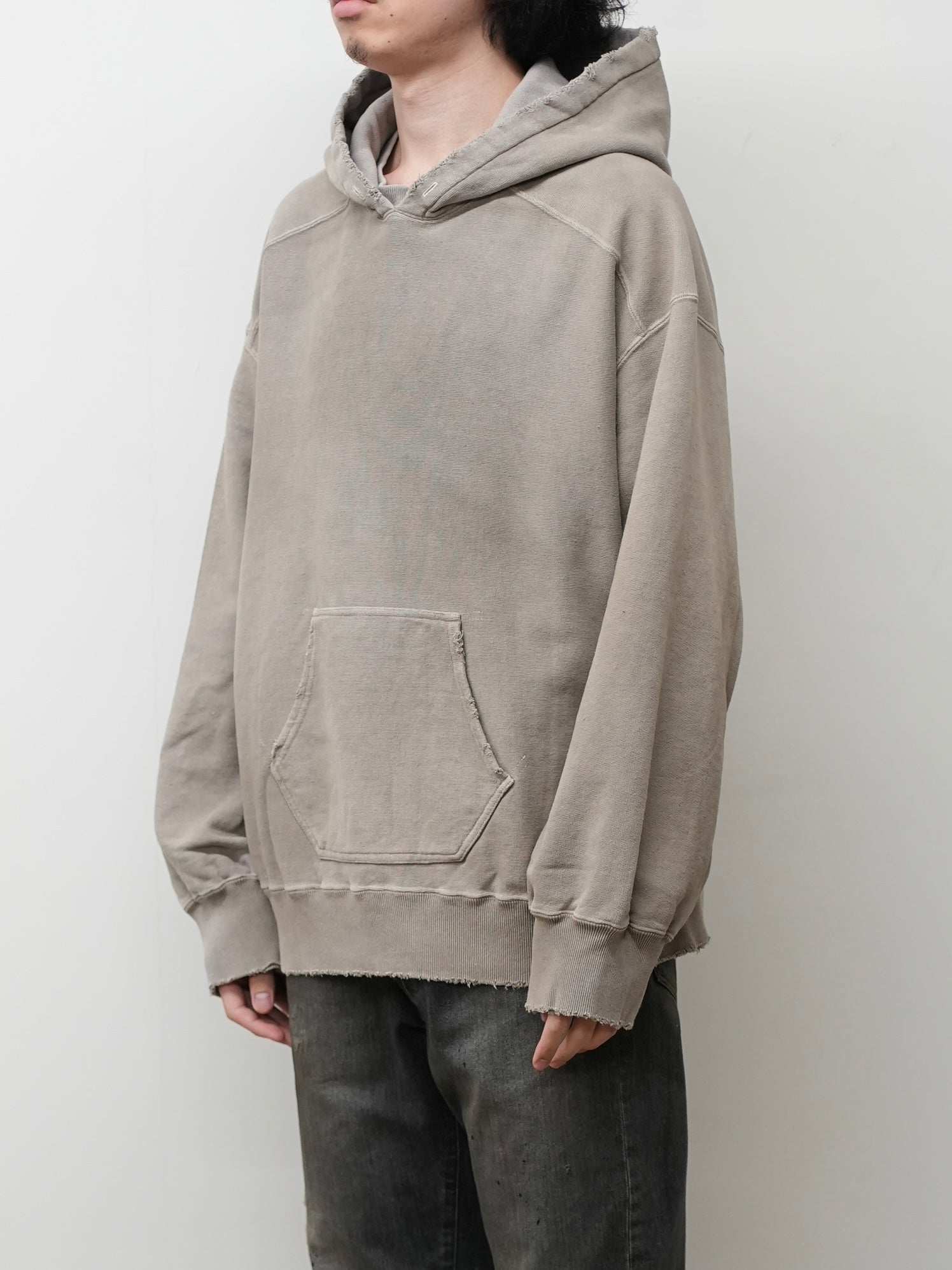 SWITCHING HOODIE(GRAY)