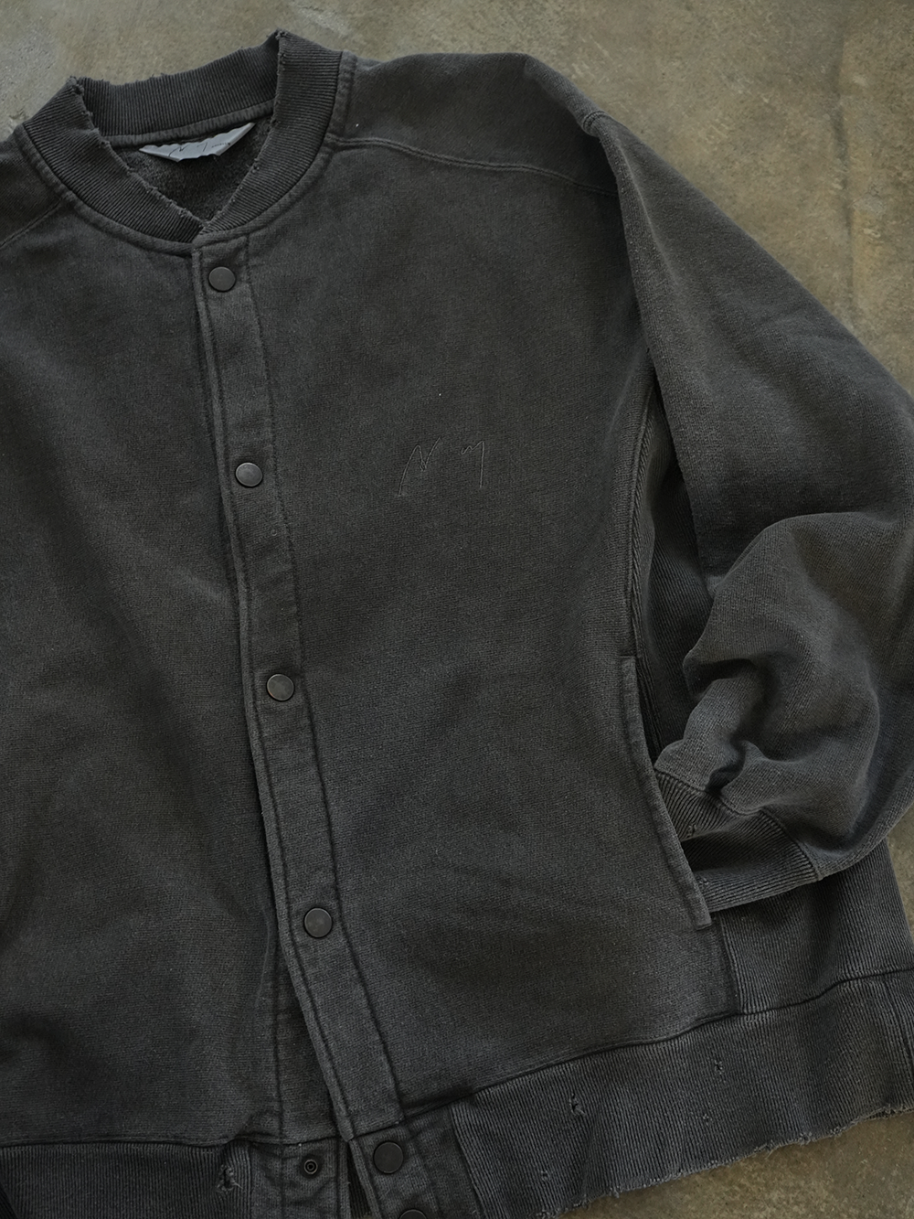 【ANCELLM/exclusive】SWEAT SNAP JACKET EX