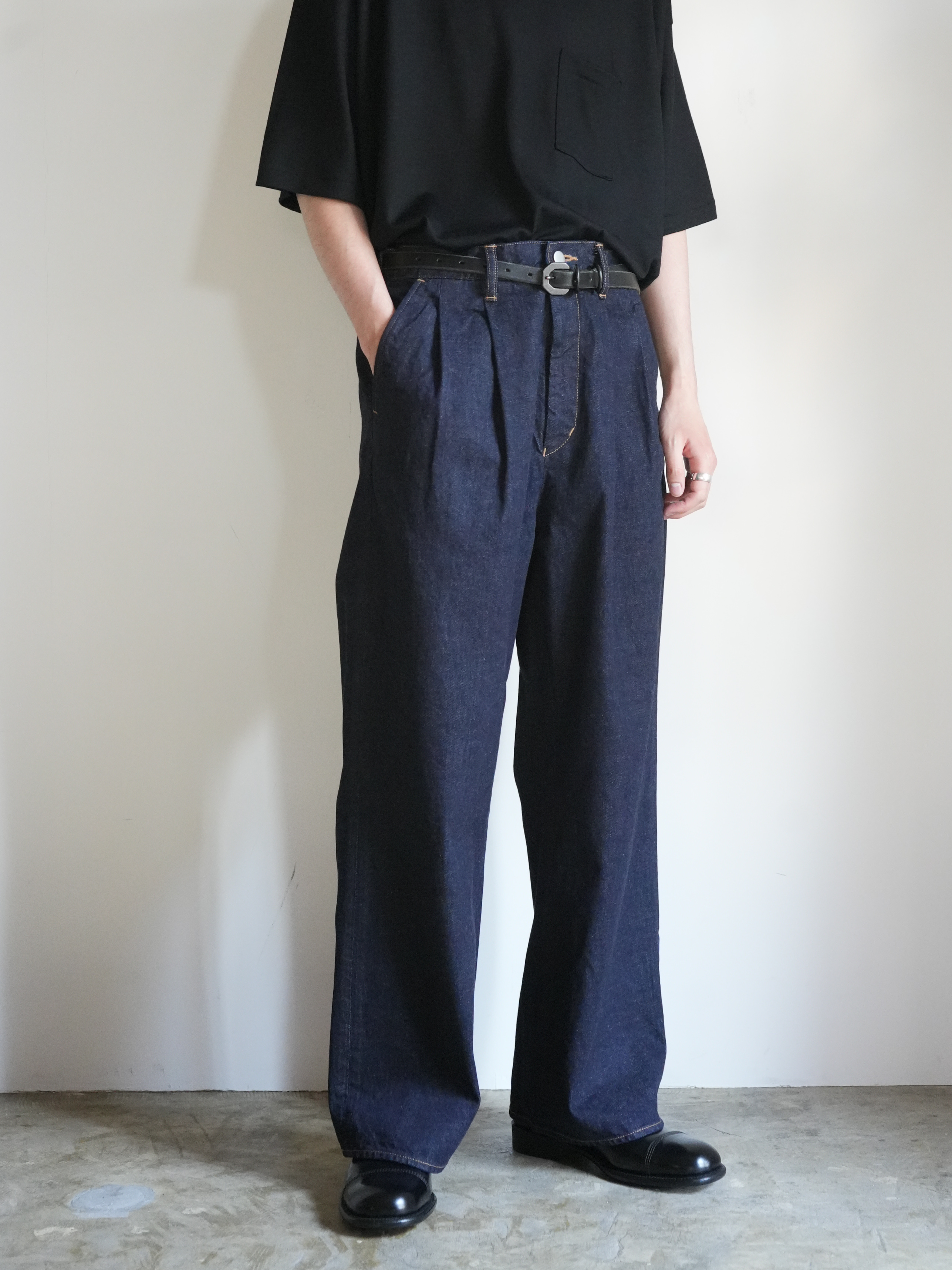 DENIM SLACKS