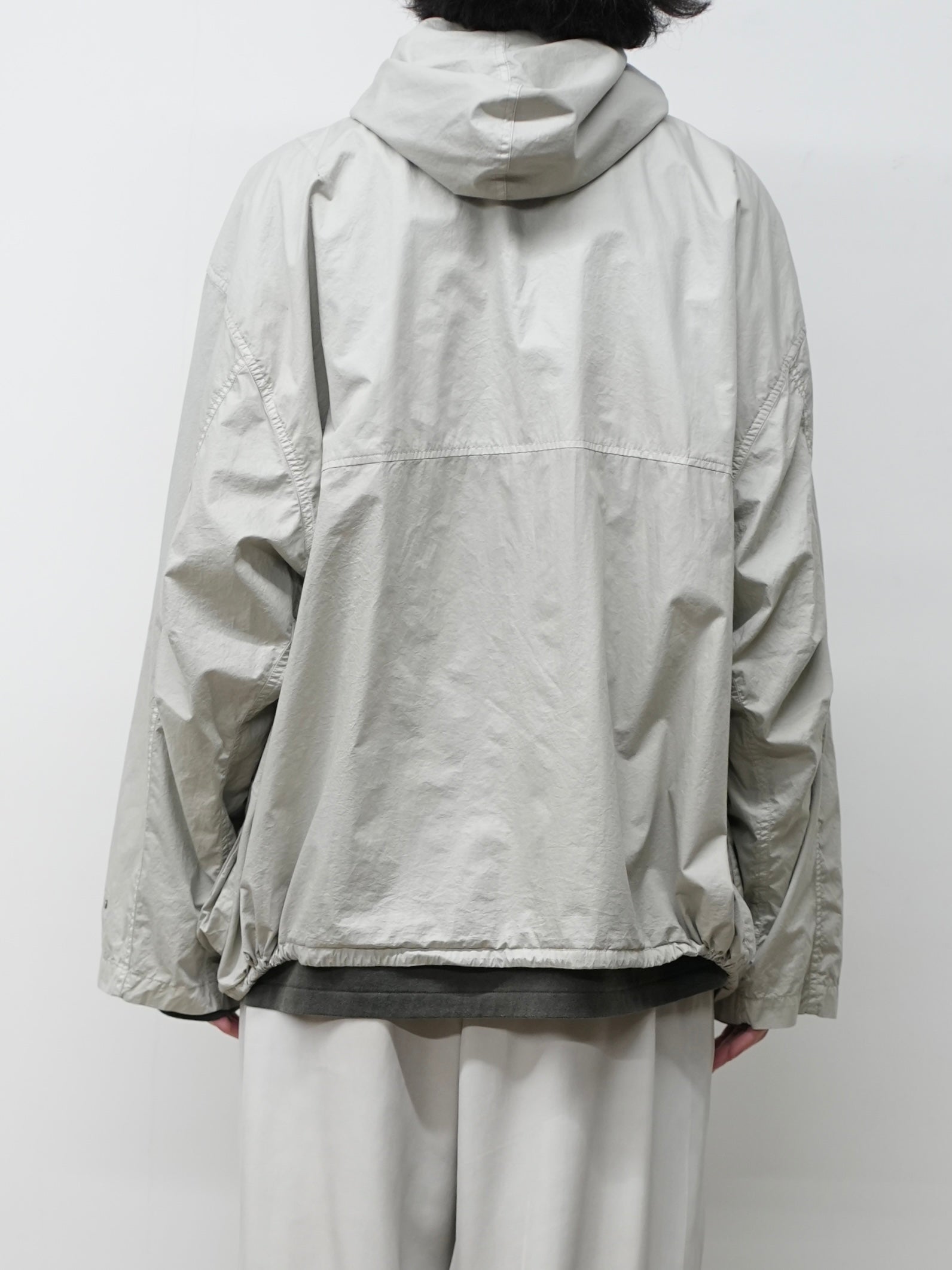 HOODED FIELD SHIRT JACKET(GRAY)