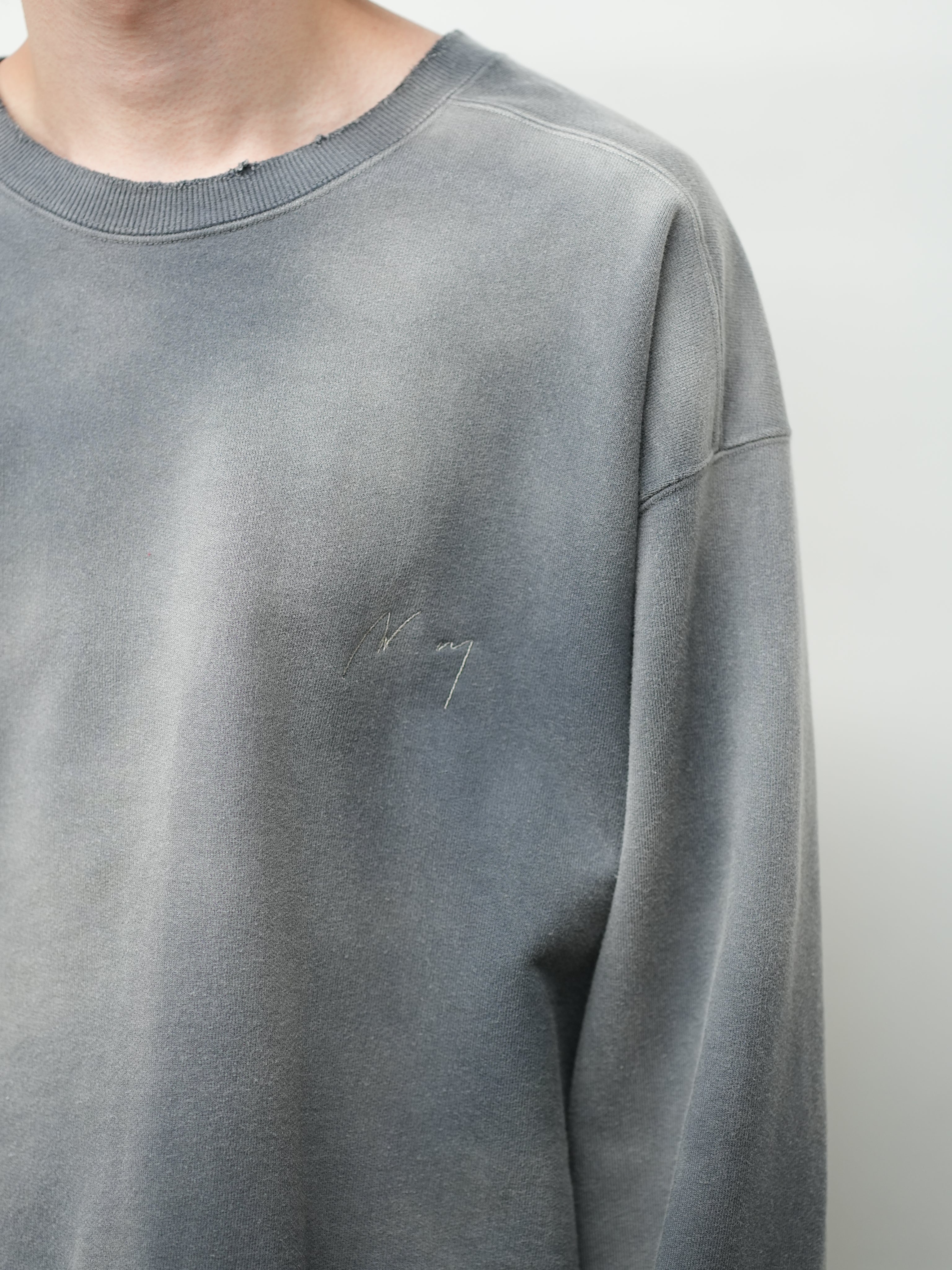 UNEVENNESS SWEAT SHIRT(GRAY)
