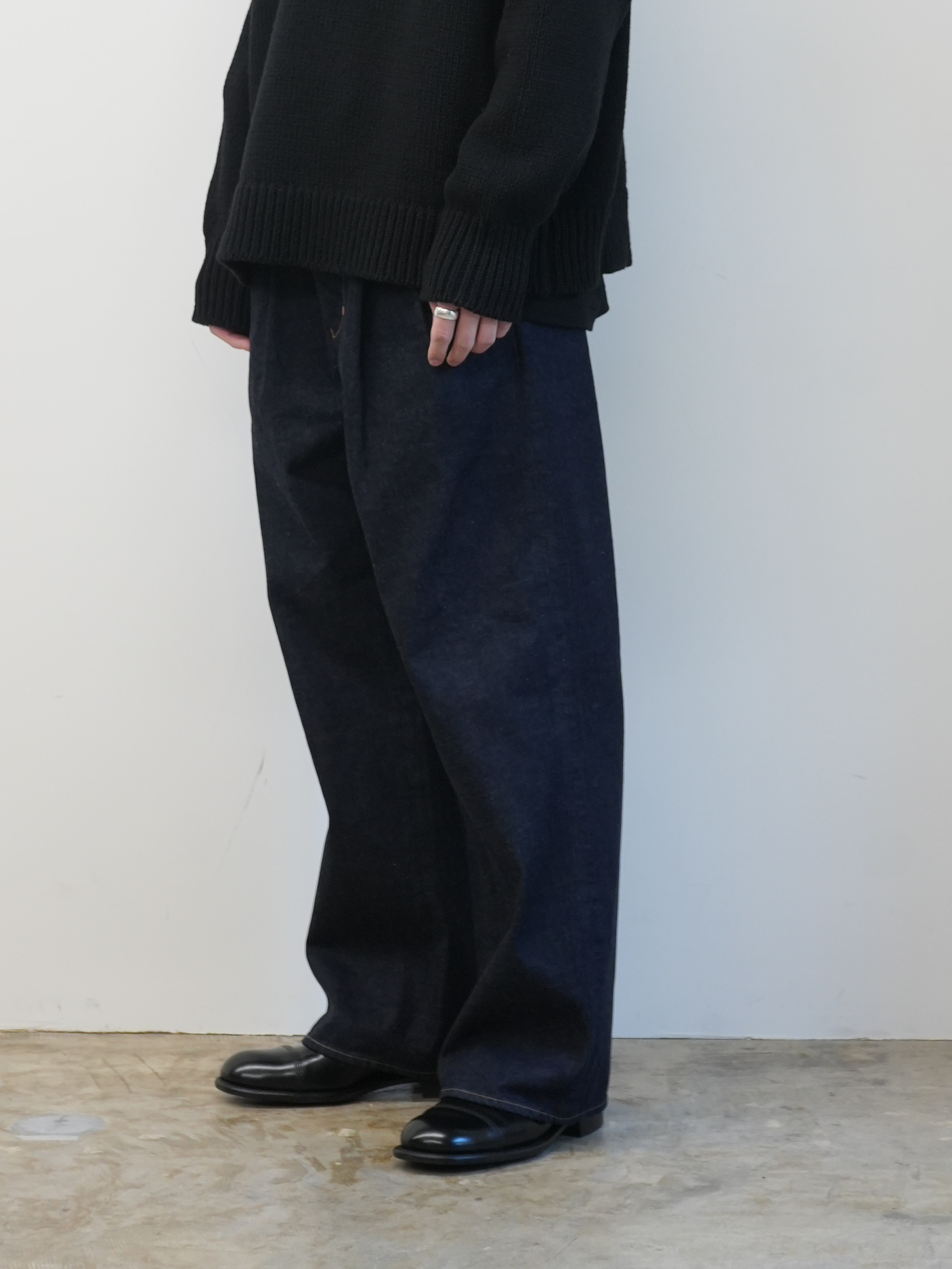 DENIM SLACKS