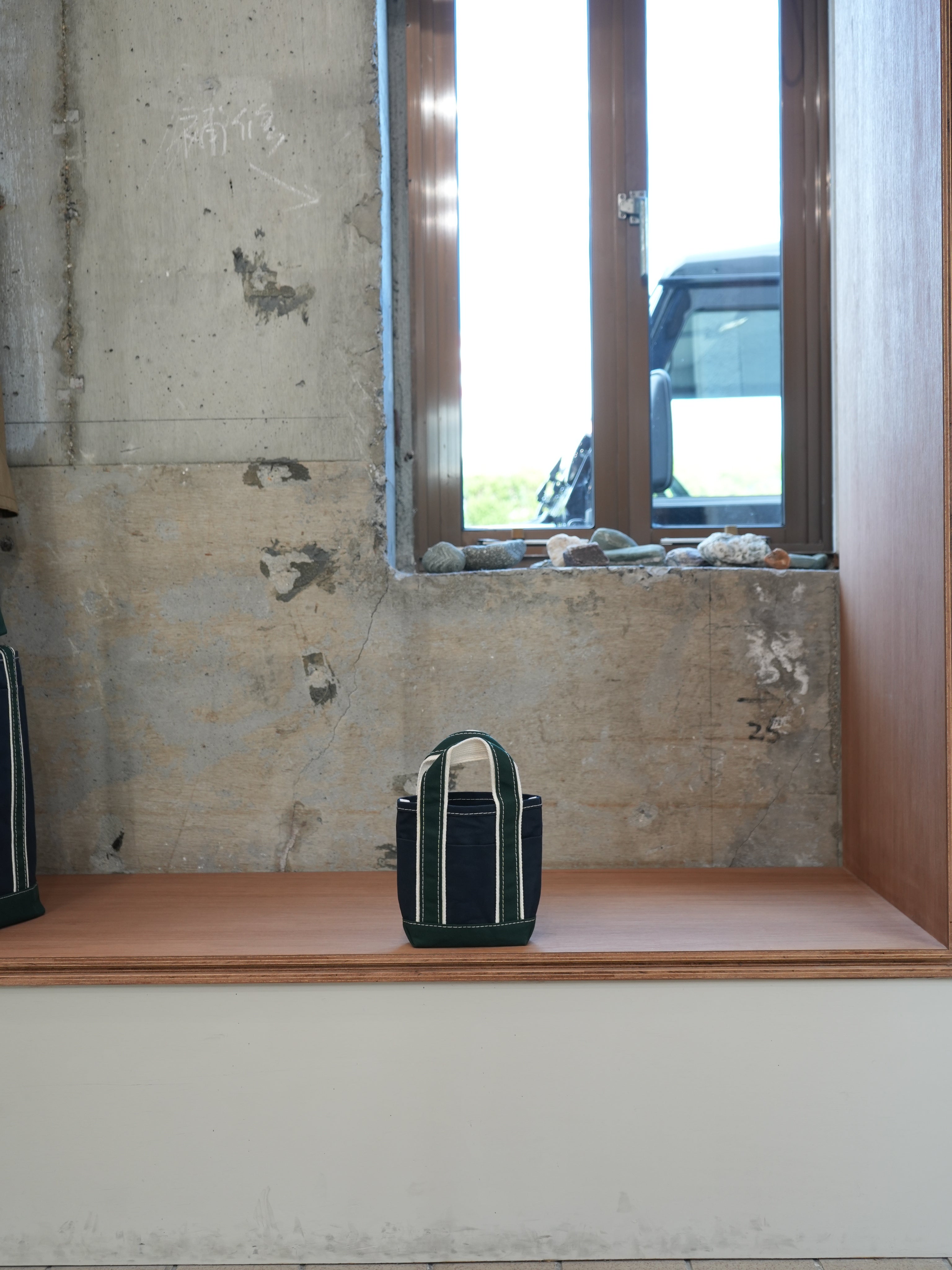 【予約注文】Base Field Tote/Tall(Navy×ForestGreen)
