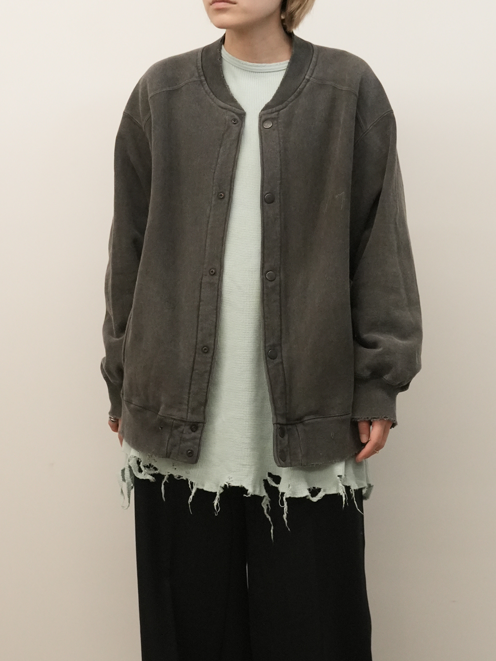 【ANCELLM/exclusive】SWEAT SNAP JACKET EX