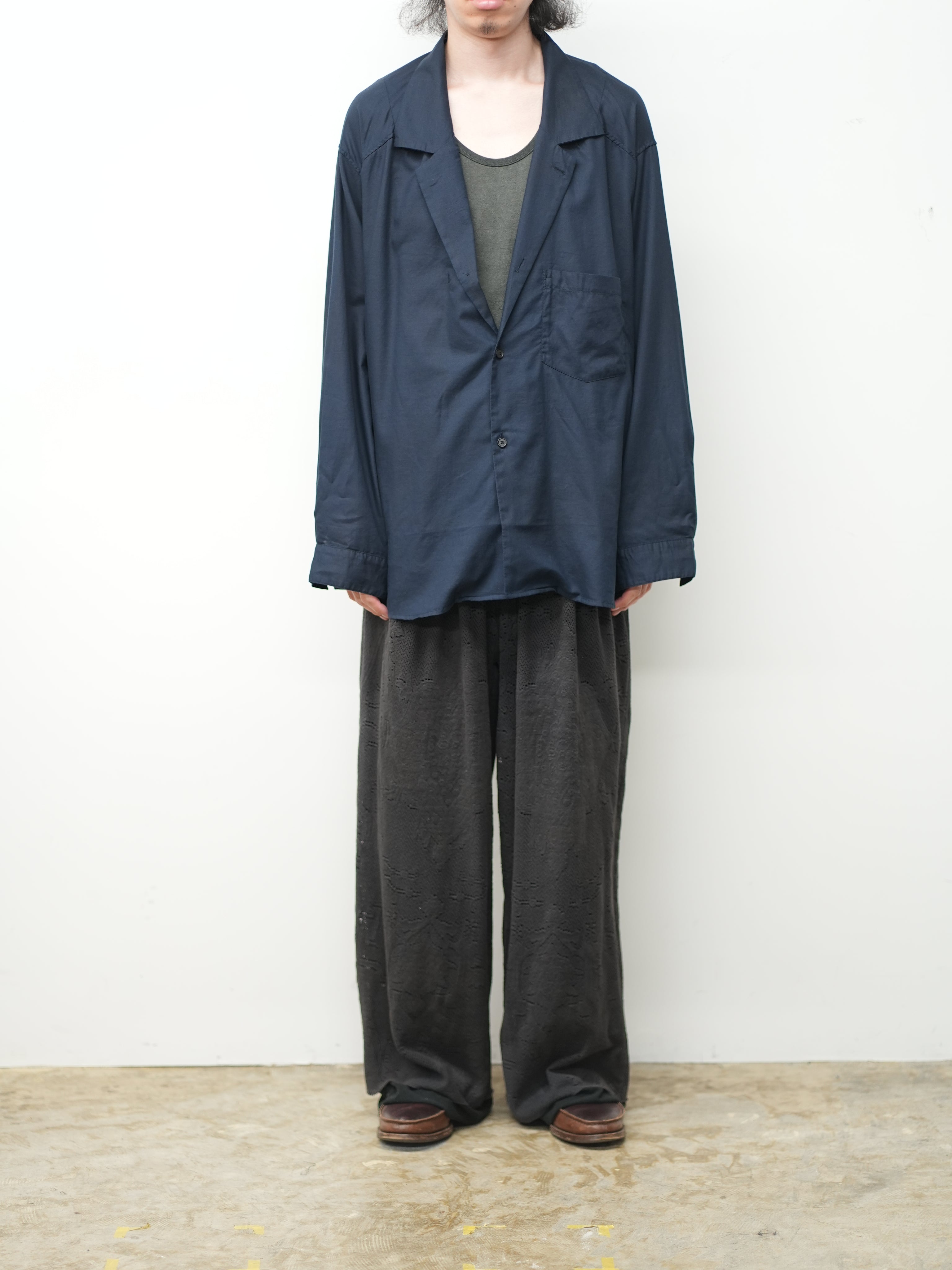C/S TAILORED SHIRT(NAVY)