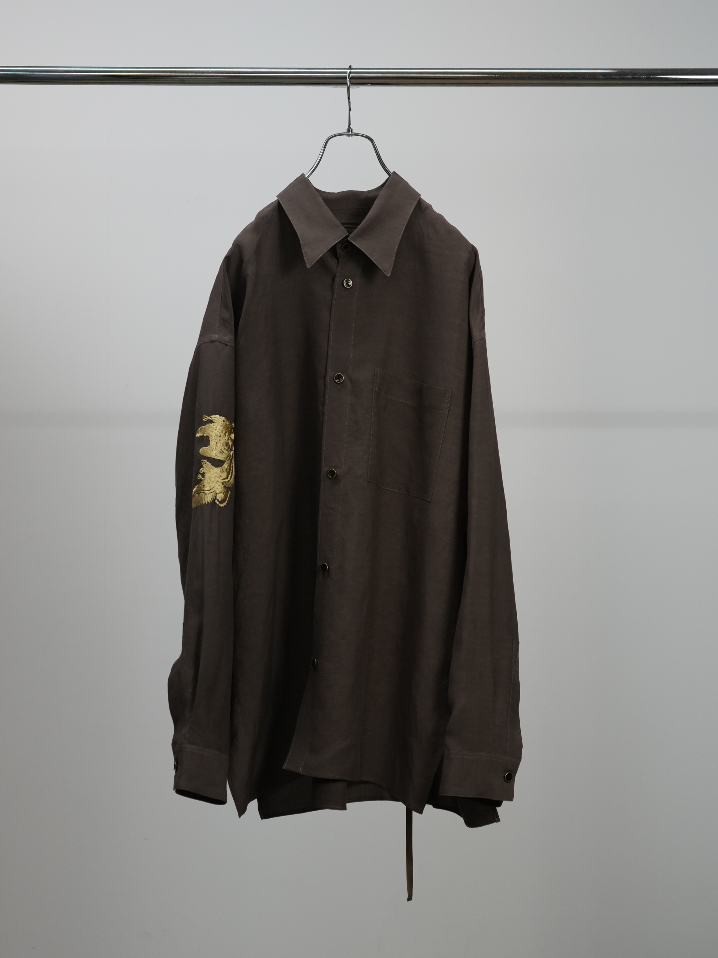 VISCOSE LINEN WASHER EMBROIDERY SHIRTS