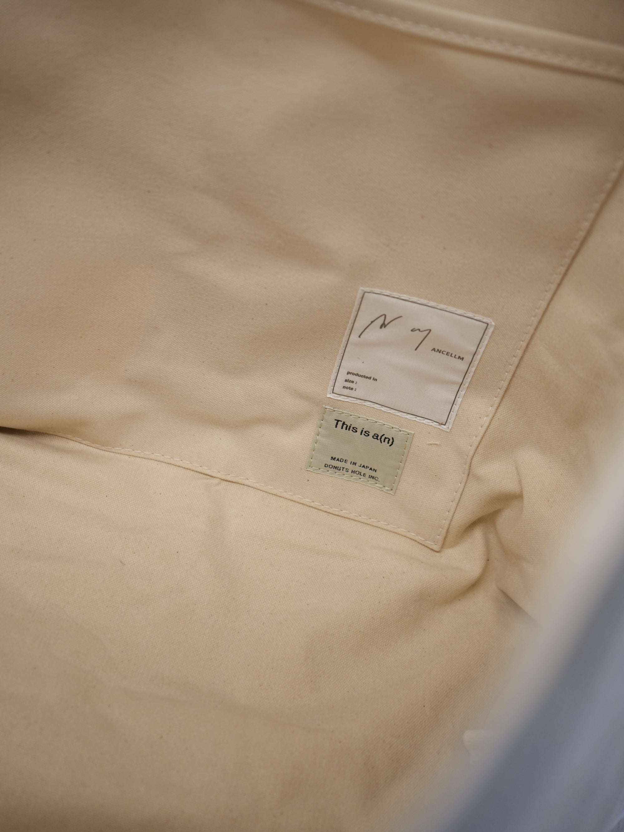 ANCELLM with This is a(n) C/R DUCK BAG (GREIGE)