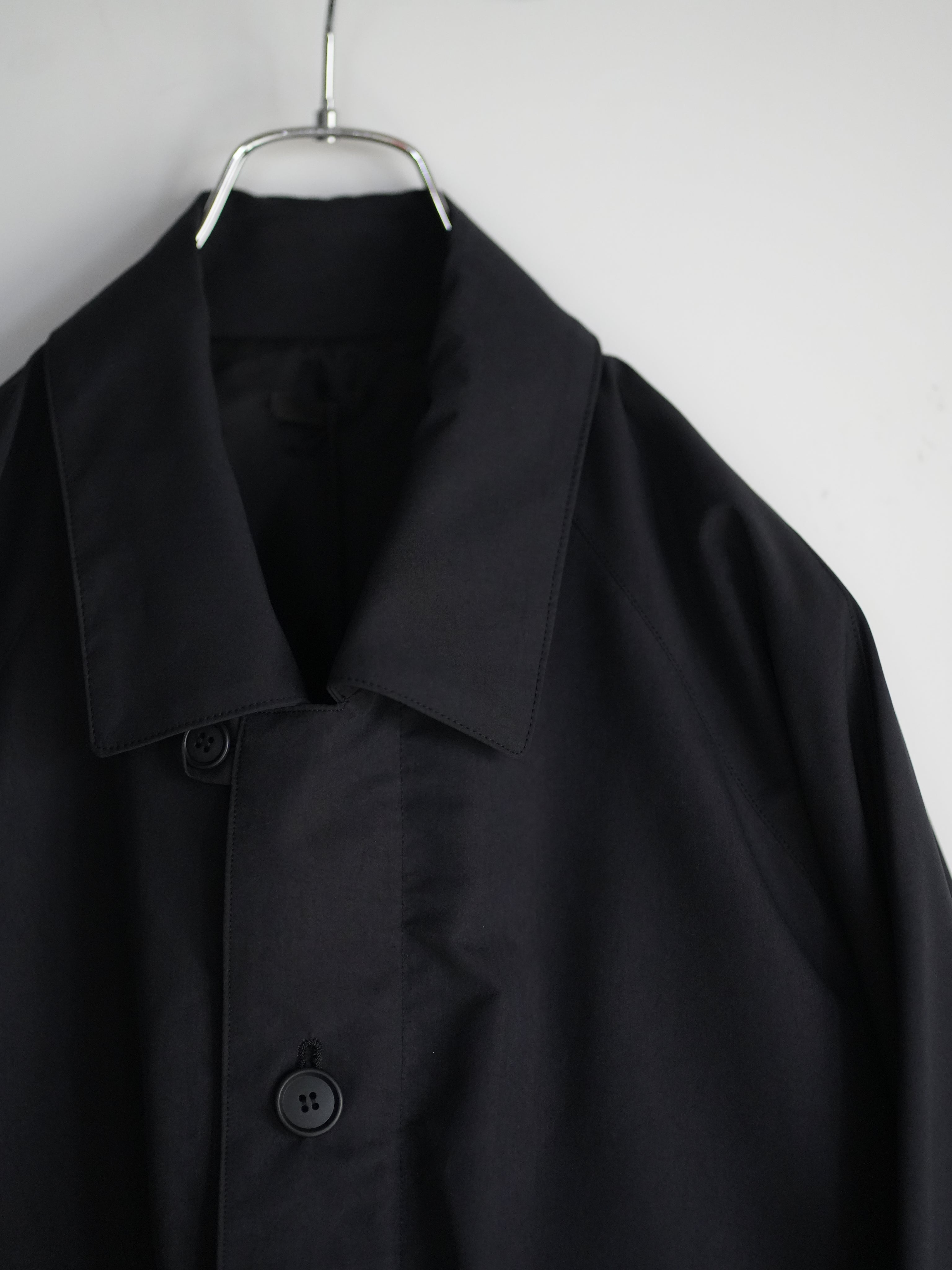 SMOOTH TAFTA DOLMAN JACKET(BLACK)