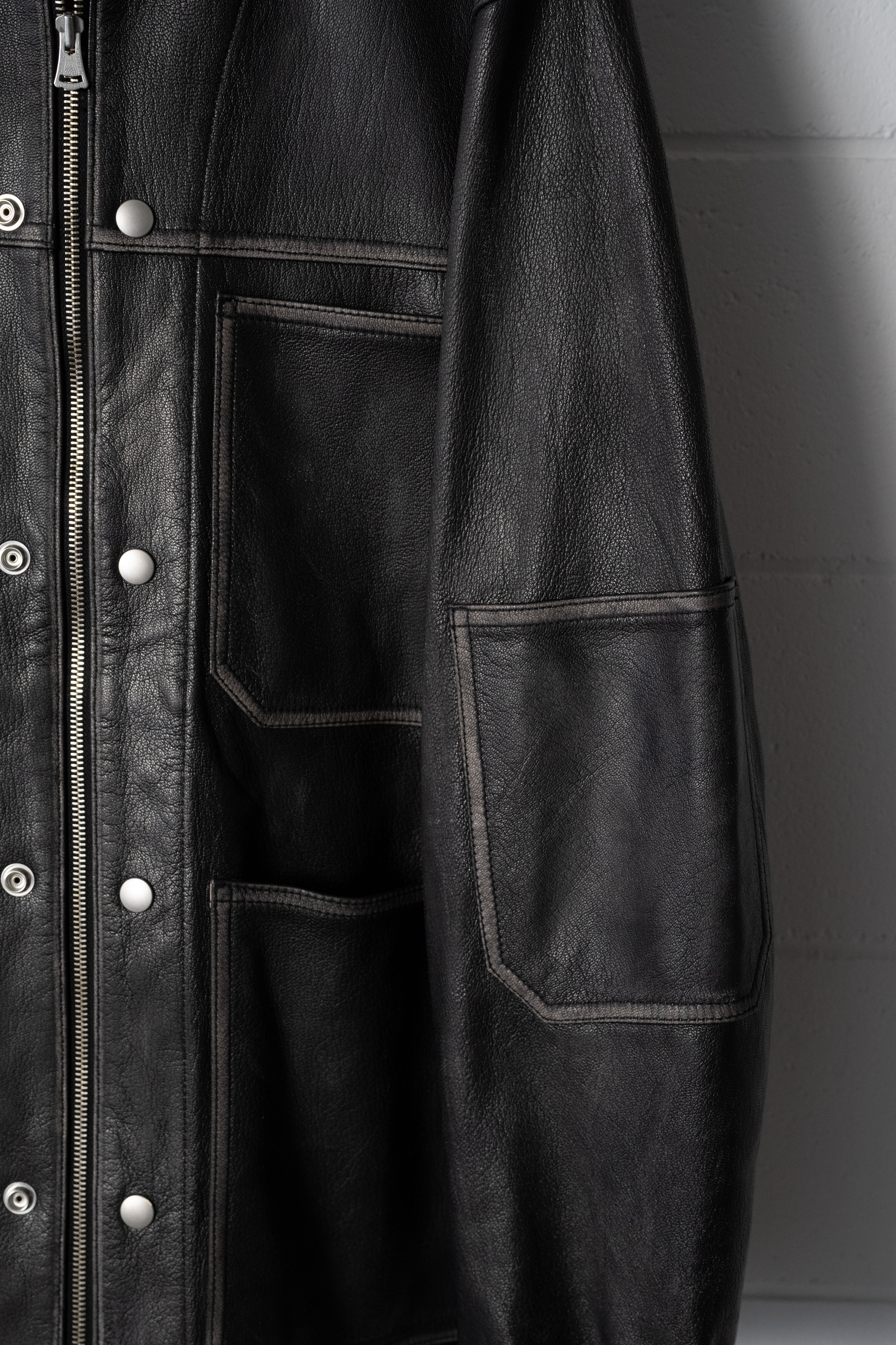 leather coverall