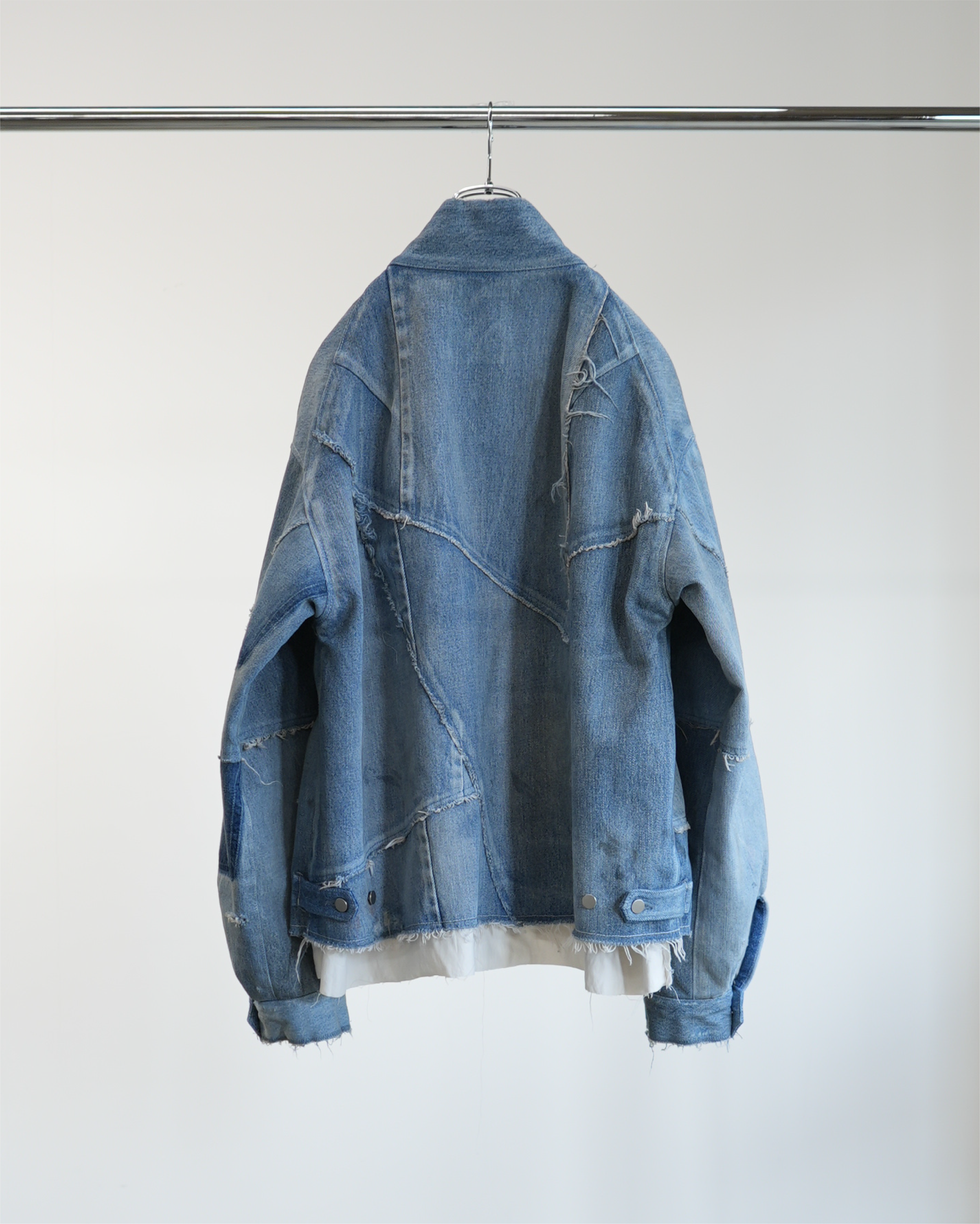 【ANCELLM/exclusive】"DENIM" PATCHWORK BLOUSON EX ④