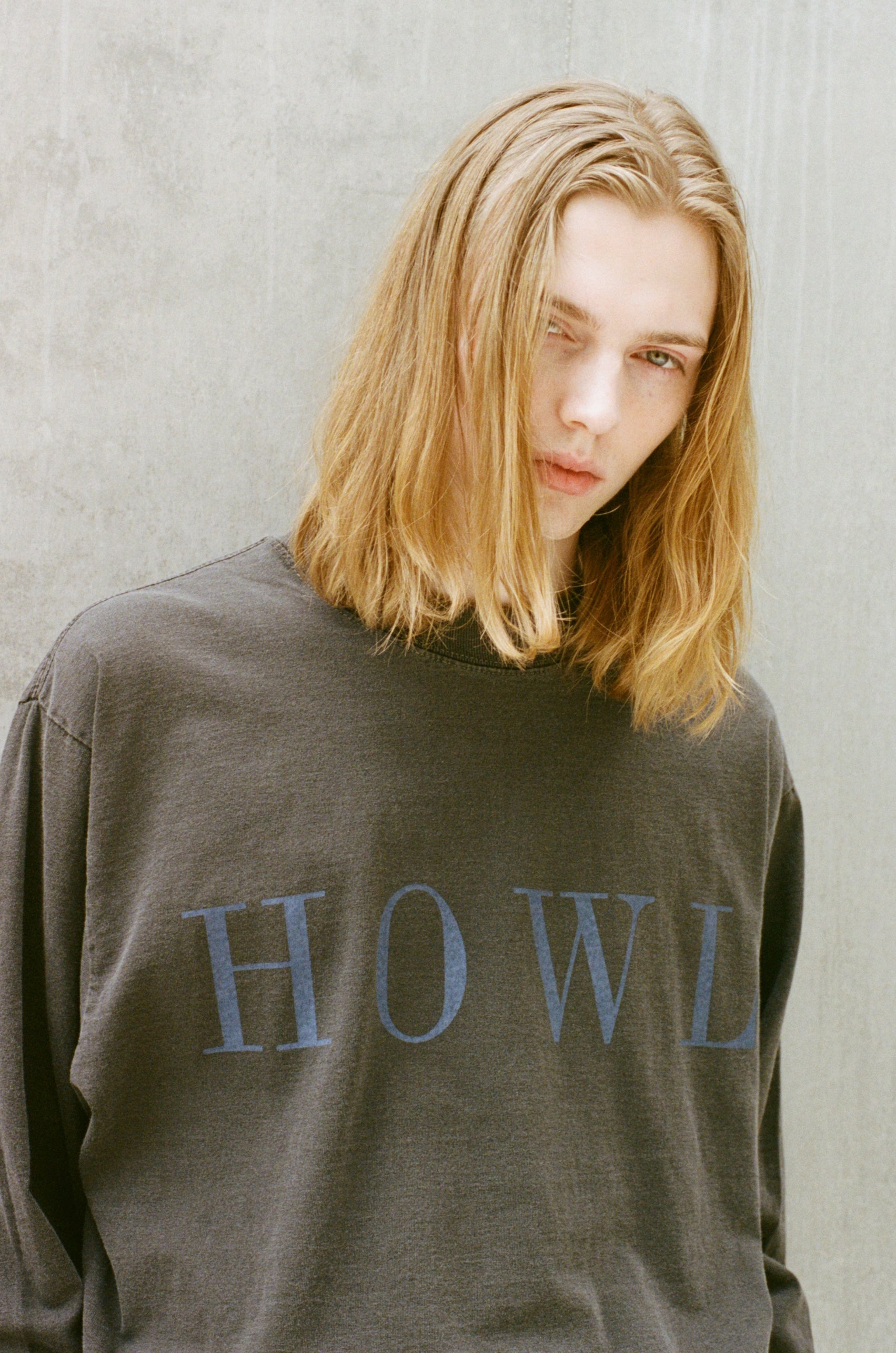 PIGMENT DROPSHOUDER LONG T-SHIRT(HOWL)