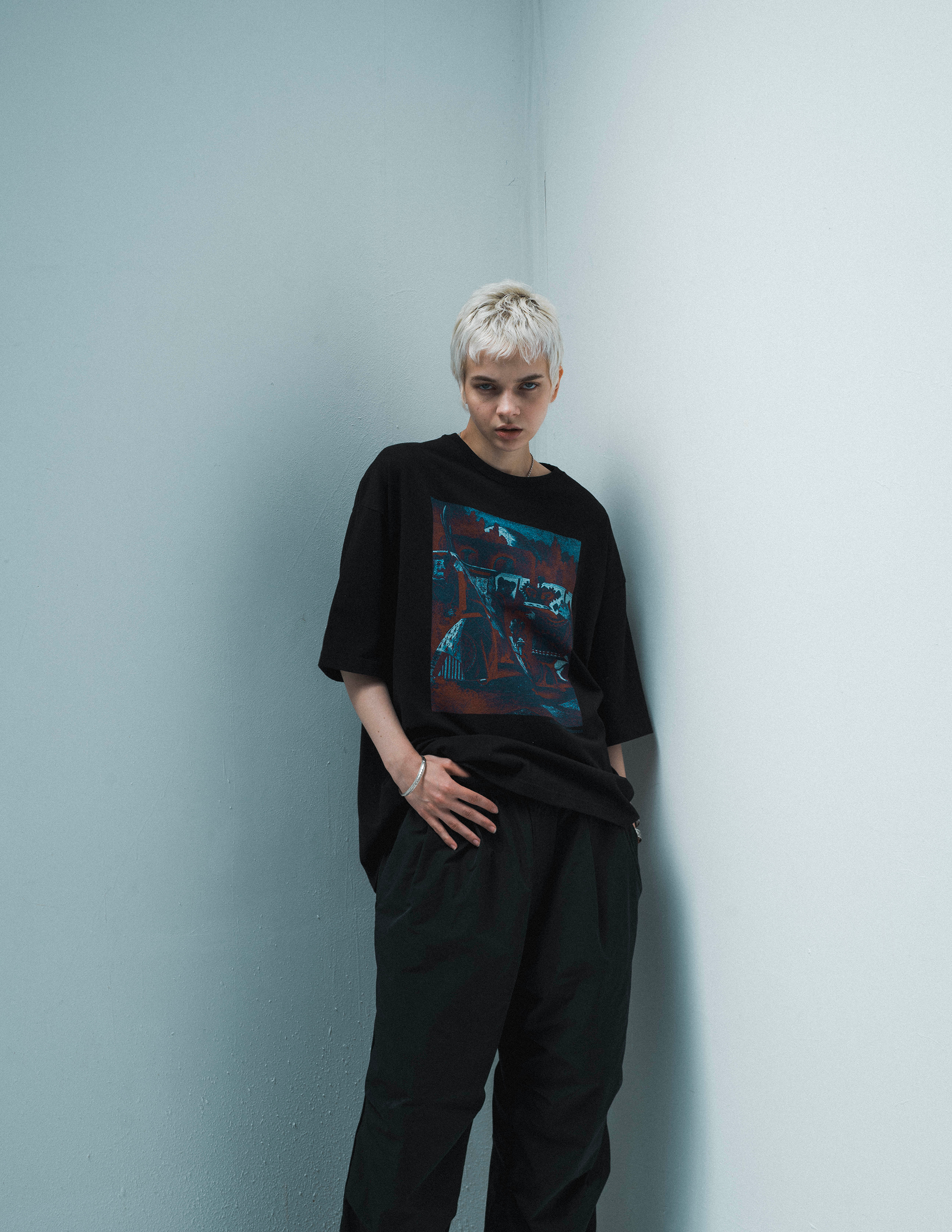 OVERSIZED DROP SHOULDER T-SHIRT(QUEEN)