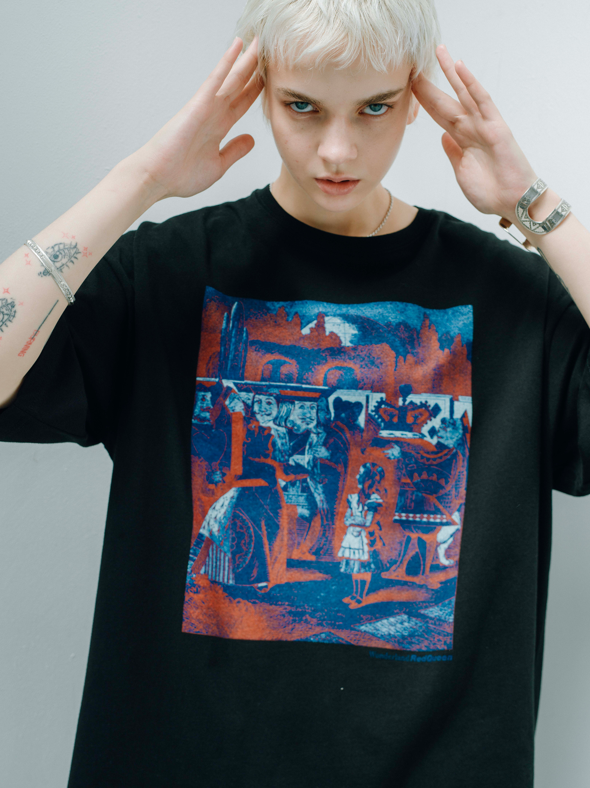 OVERSIZED DROP SHOULDER T-SHIRT(QUEEN)