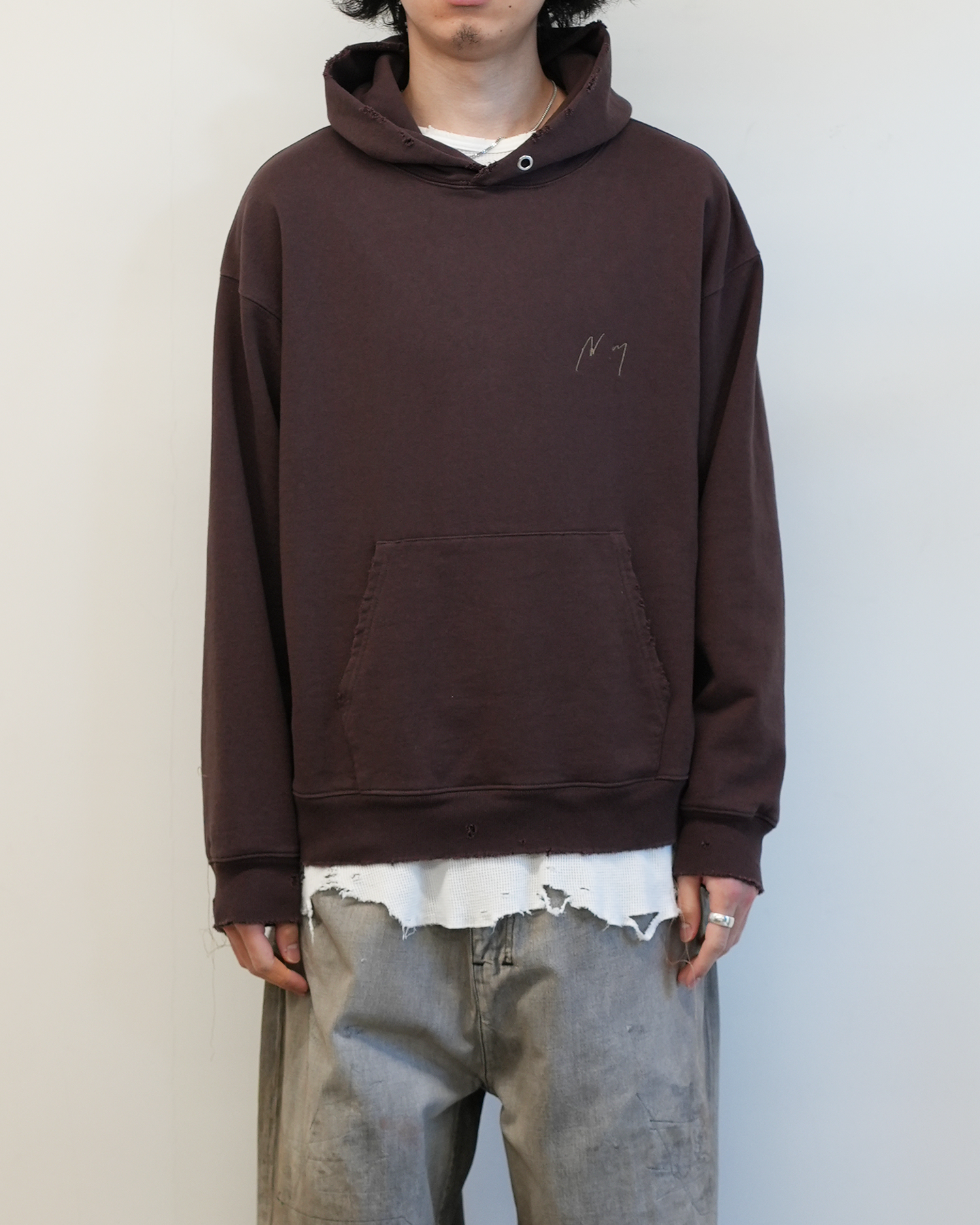 【ANCELLM/exclusive】NEW YEAR SWEAT HOODIE(KAGE)