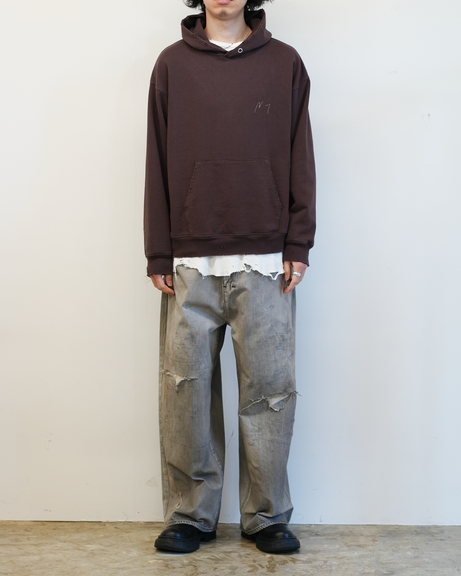 【ANCELLM/exclusive】NEW YEAR SWEAT HOODIE(KAGE)