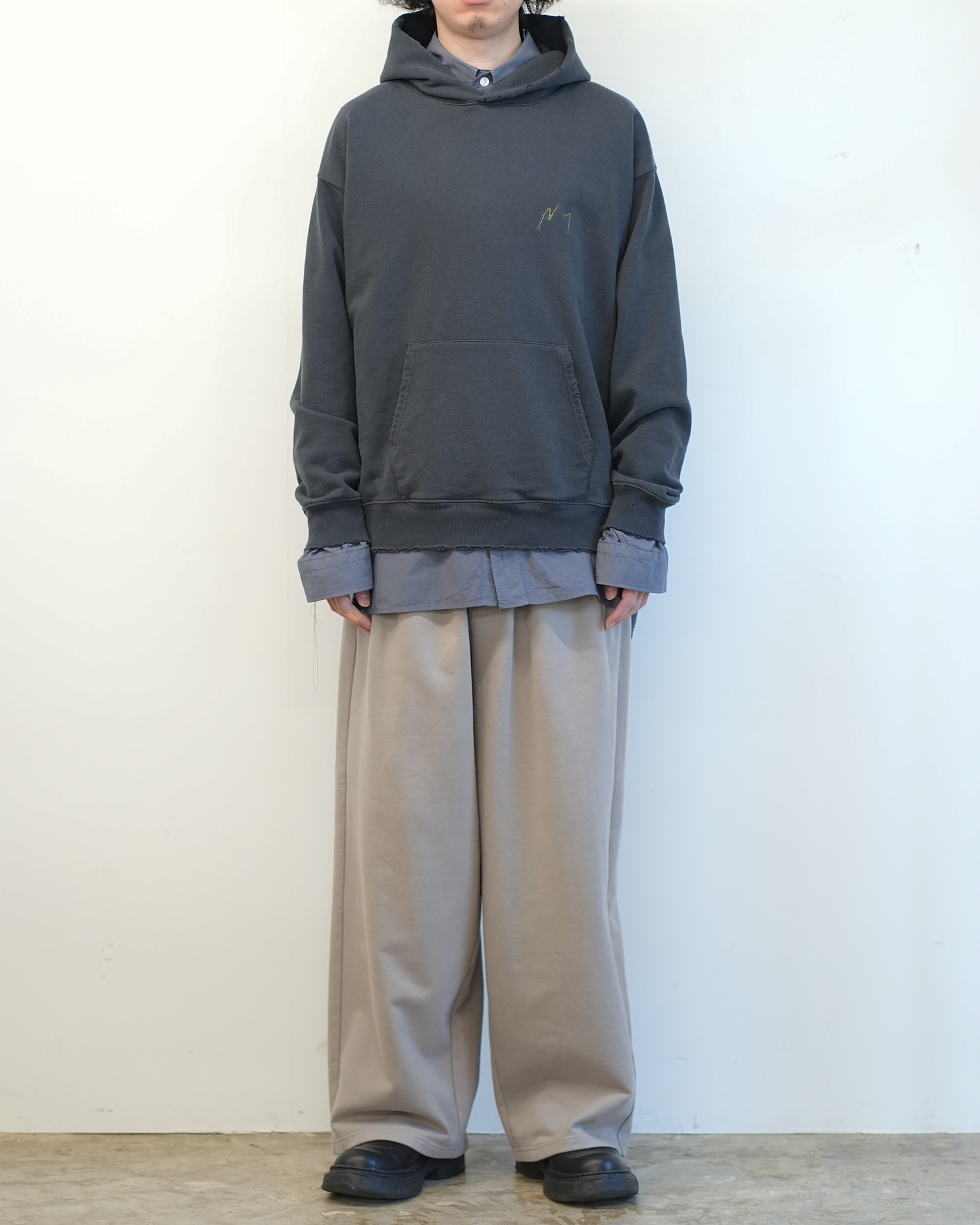 【ANCELLM/exclusive】NEW YEAR SWEAT HOODIE(KUROKAGE)