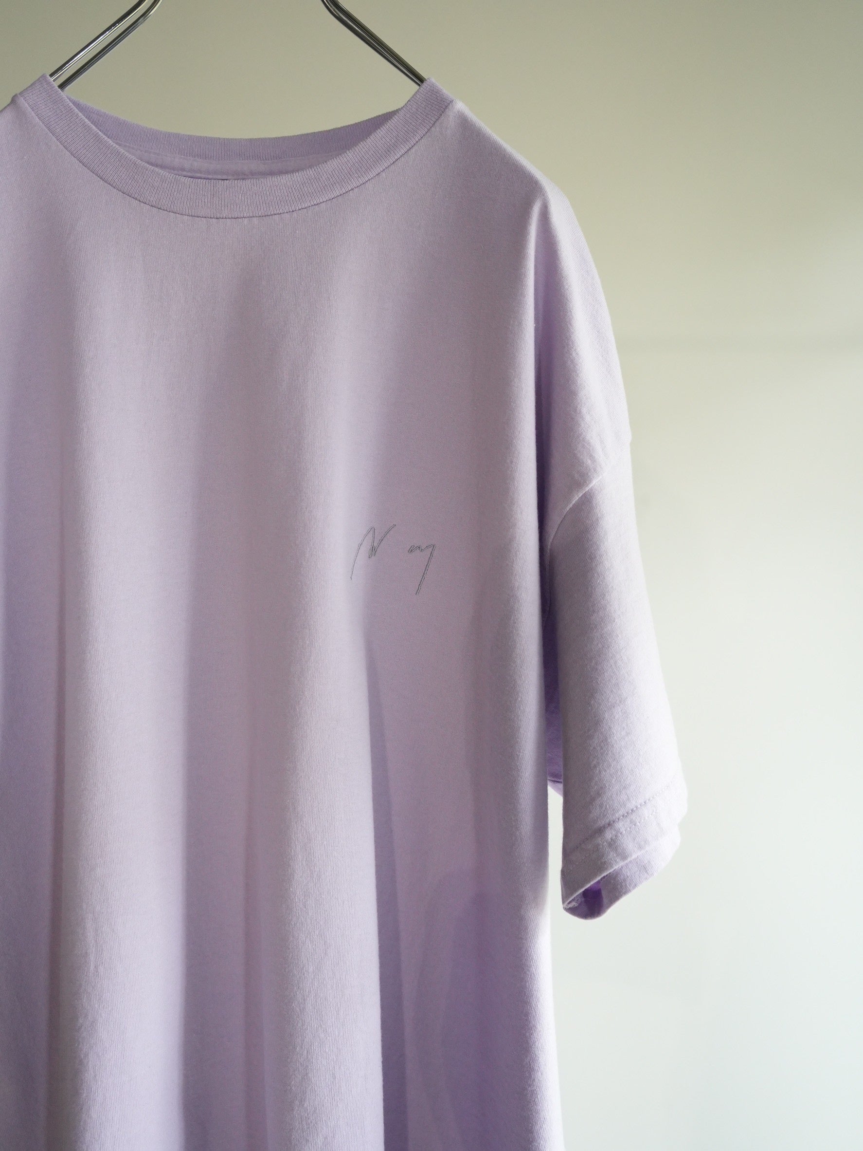 【ANCELLM/exclusive】EMB SOUVENIR T-SHIRT(PURPLE)