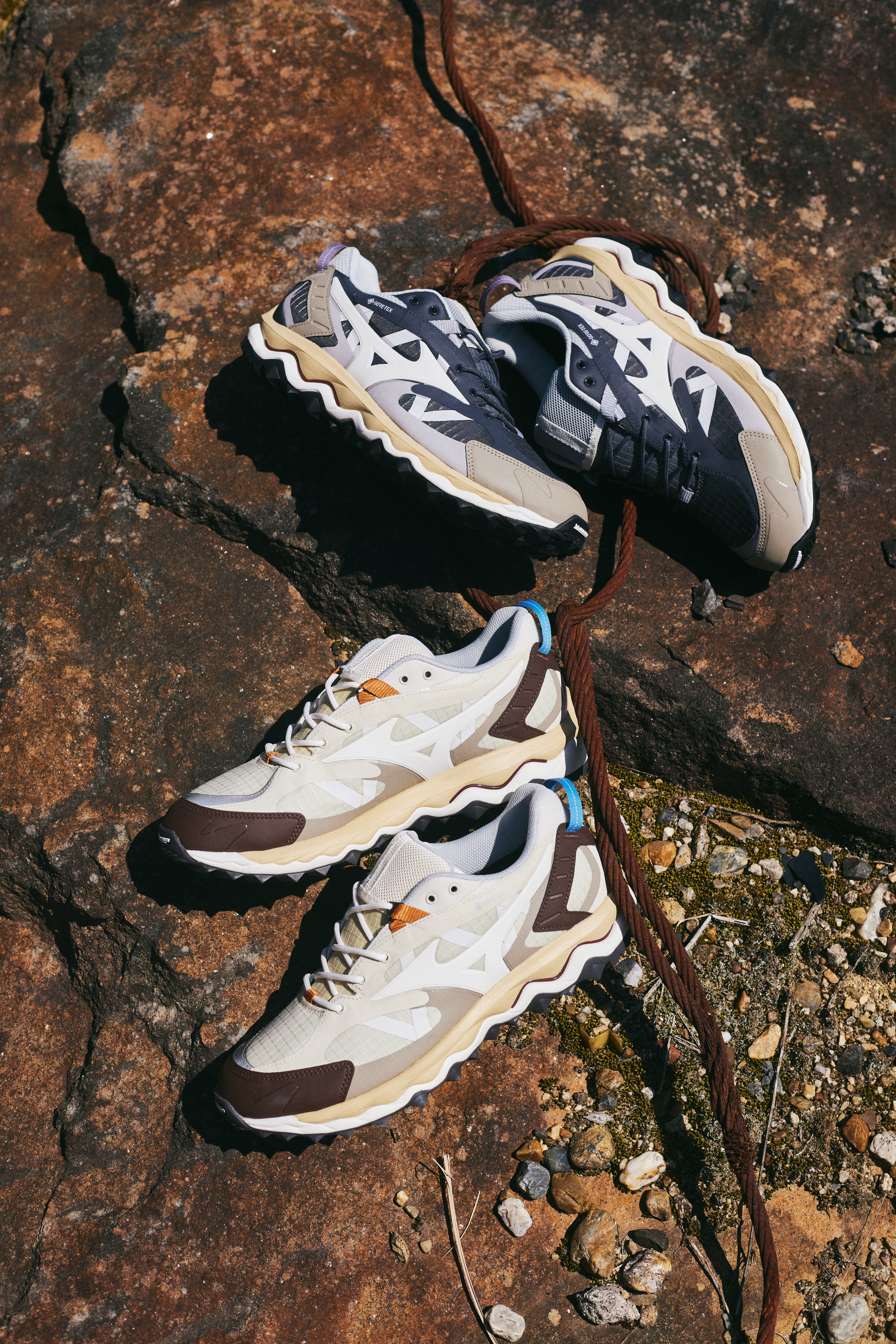 WAVE MUZIN TL GX(BEIGE×OFF WHITE×BROWN)