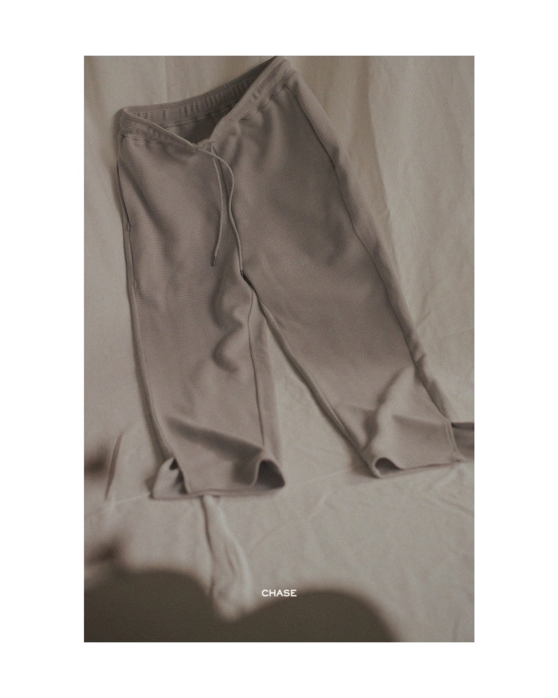WAFFLE EASY PANTS(GRAY)