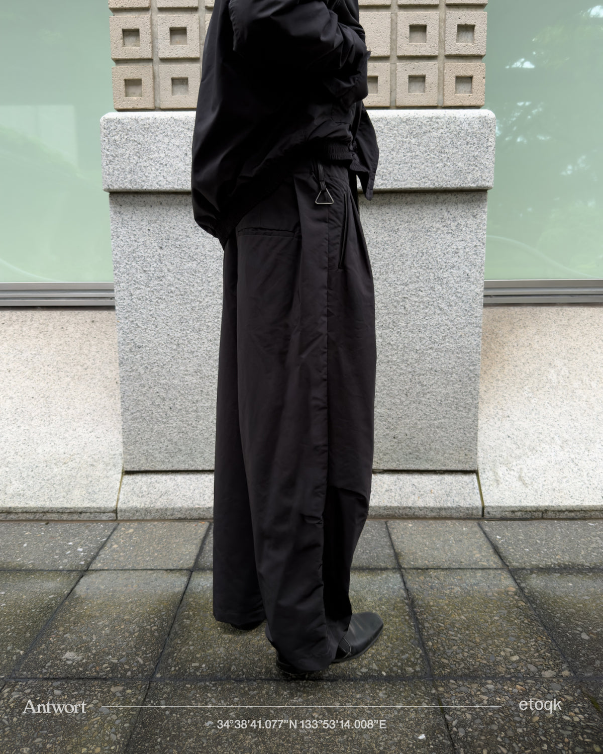 【予約販売】UTILITY DRAPE TUCK PANTS ex. etoqk