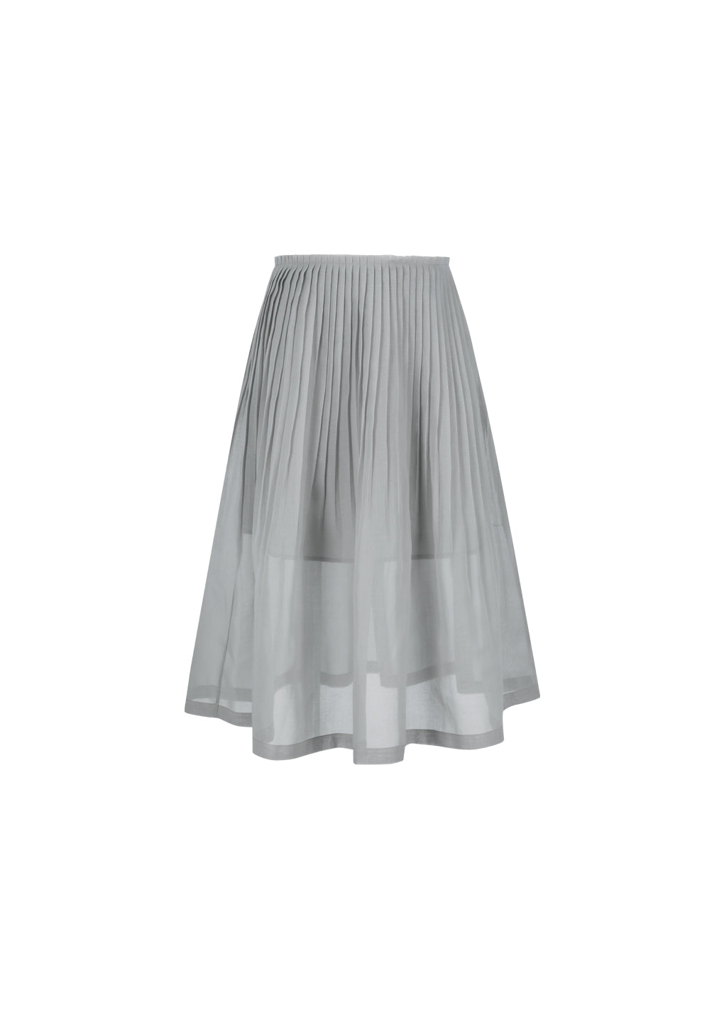 PLEATED MIDI SKIRT